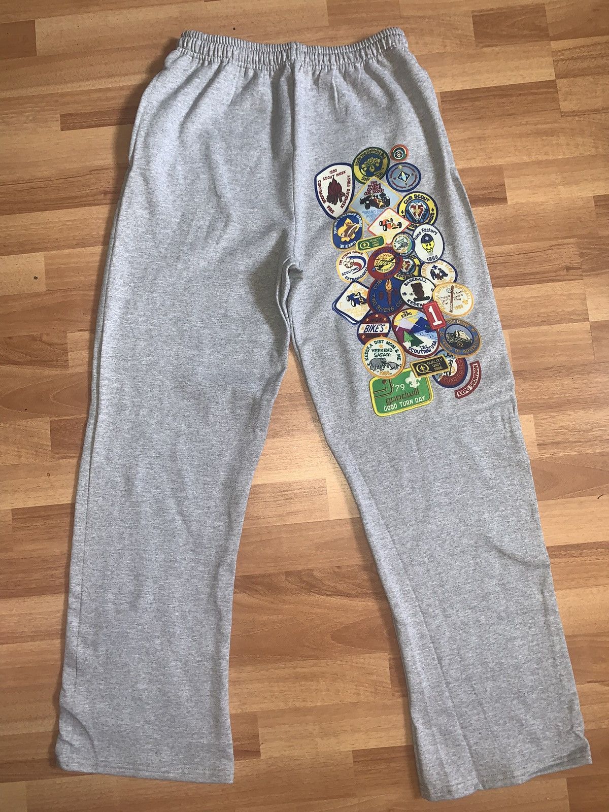 Japanese Brand × Vintage Grey Boyscout Sweatpants Size US 30 / EU 46 - 1 Preview