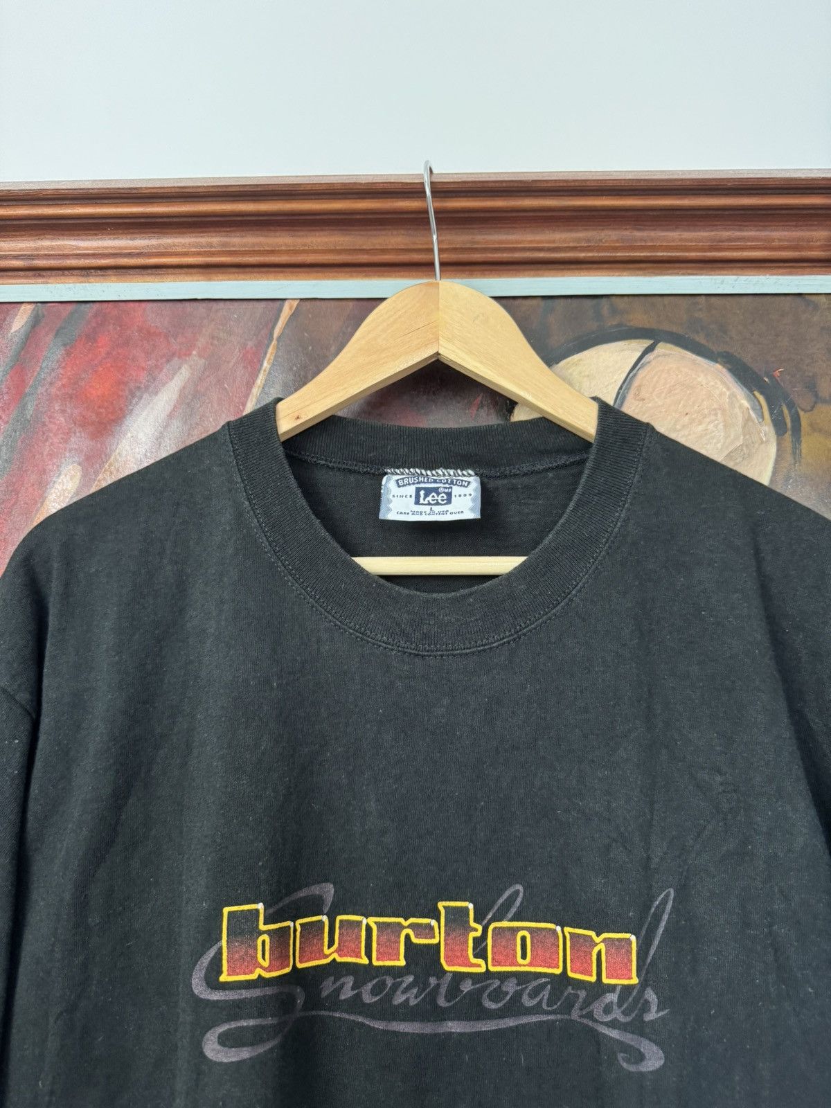 Burton Vintage 90s Burton Snowboard Logo Graphic Tee USA Skate Size US L / EU 52-54 / 3 - 2 Thumbnail