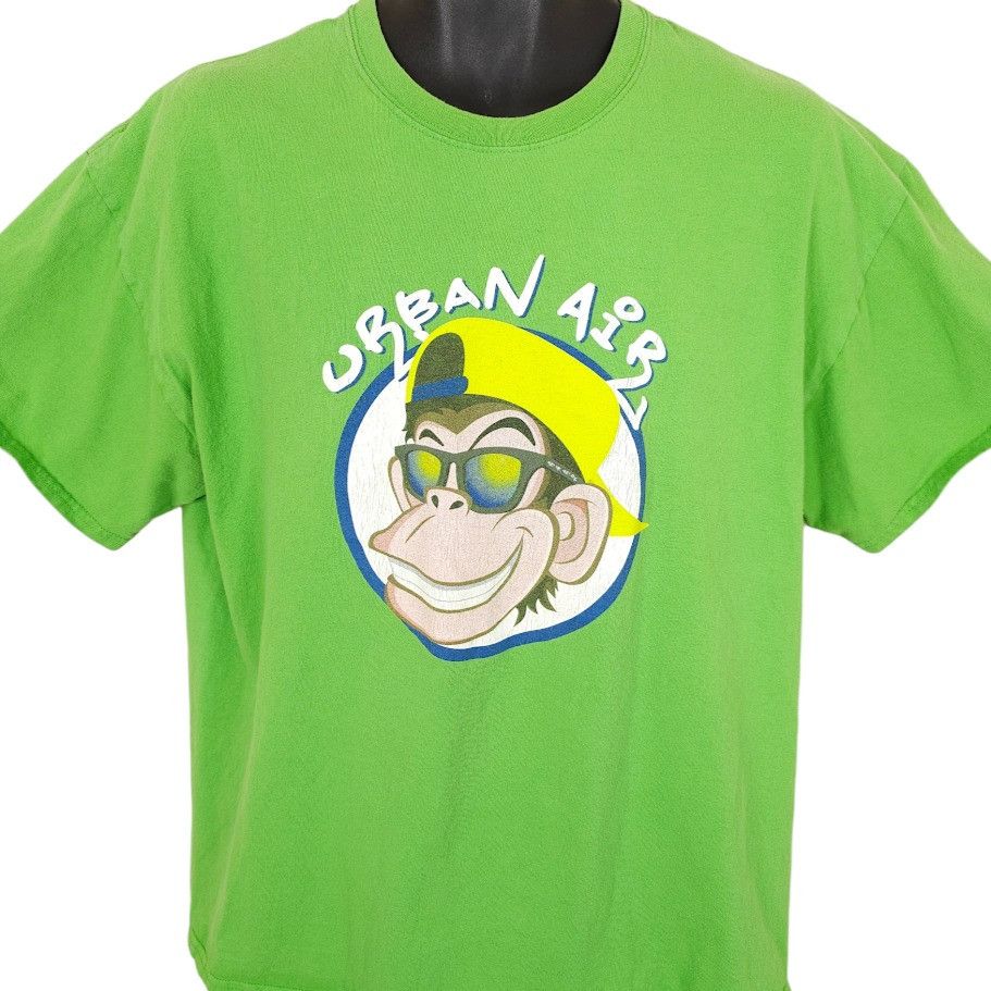 Gildan Urban Air Skateboarding T Shirt Mens Size XL Green Skater Size US XL / EU 56 / 4 - 1 Thumbnail