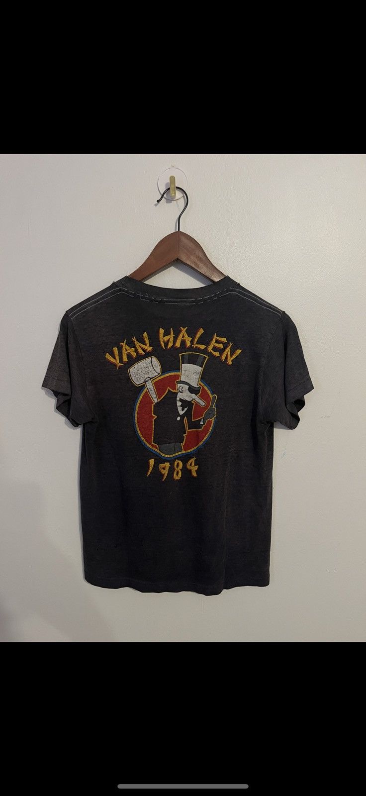 Vintage Van hallen 1989 vintage brown paper thin Size US M / EU 48-50 / 2 - 3 Thumbnail