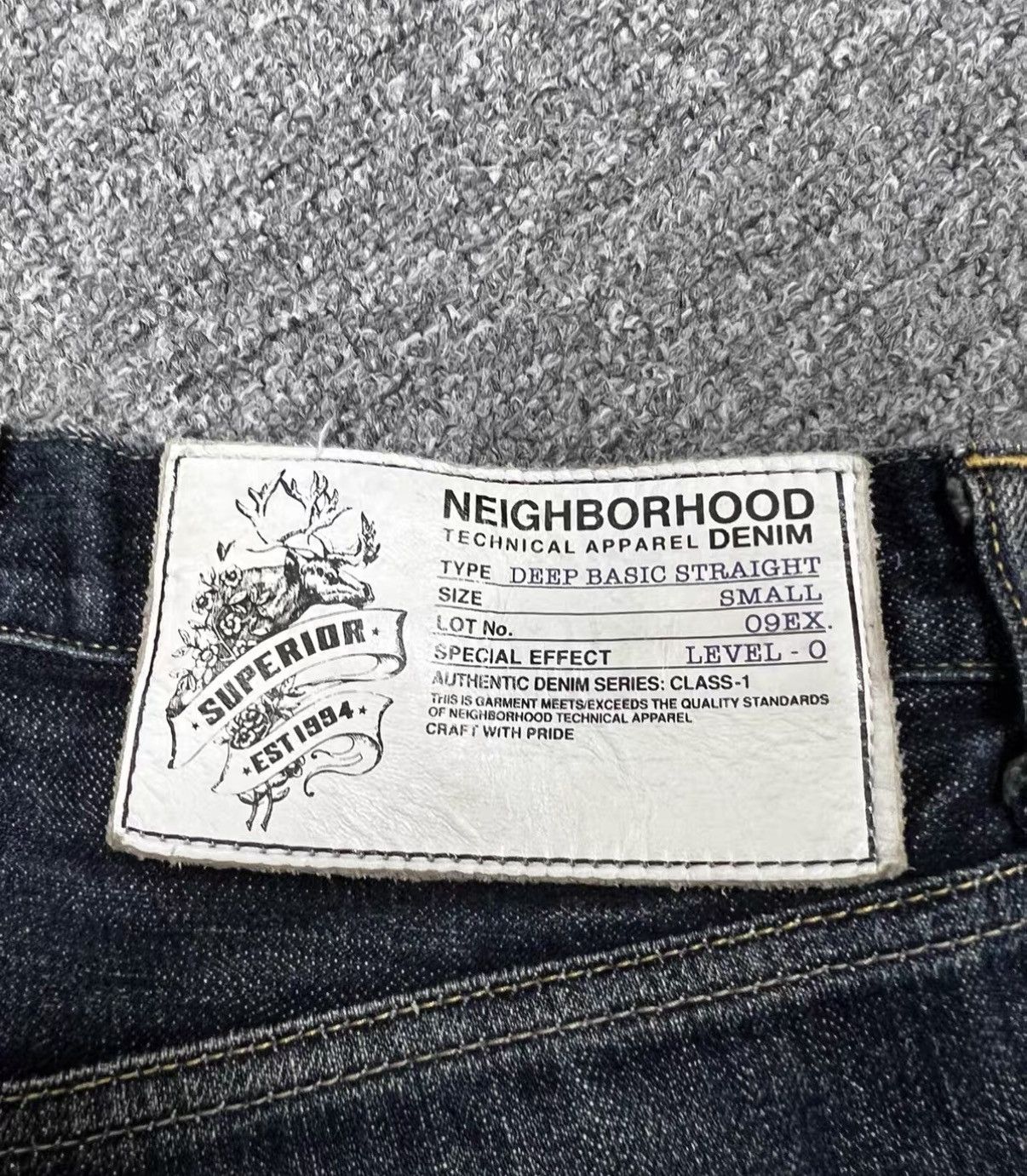 Neighborhood Neighborhood 09 Selvage Raw Denim J16 Size US 32 / EU 48 - 7 Thumbnail