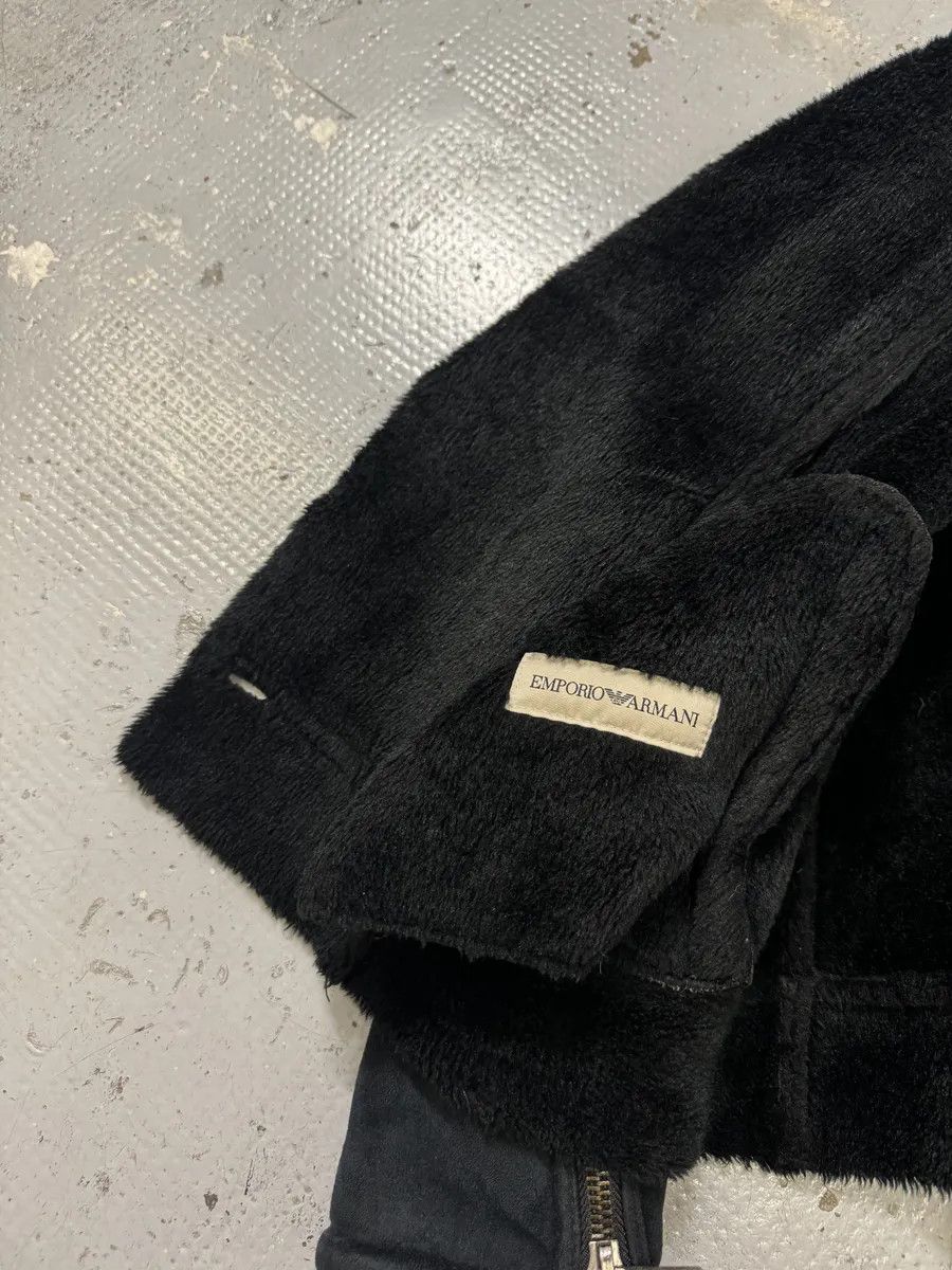 Emporio Armani FW2002 Emporio Armani Navy Arm Zips Bomber Jacket Size US S / EU 44-46 / 1 - 9 Thumbnail
