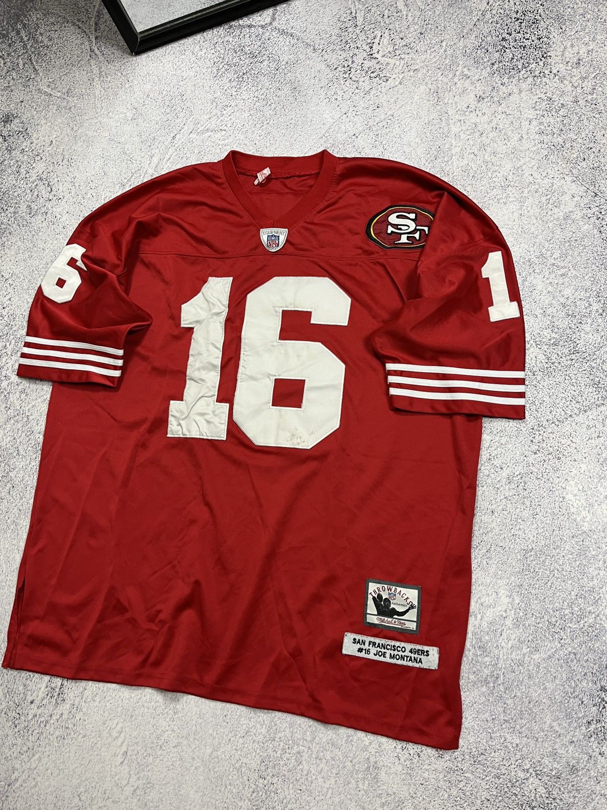 Mitchell & Ness × NFL × Vintage Vintage 90’s Joe Montana #16 San Francisco 49ers Jersey Size US XXL / EU 58 / 5 - 2 Thumbnail