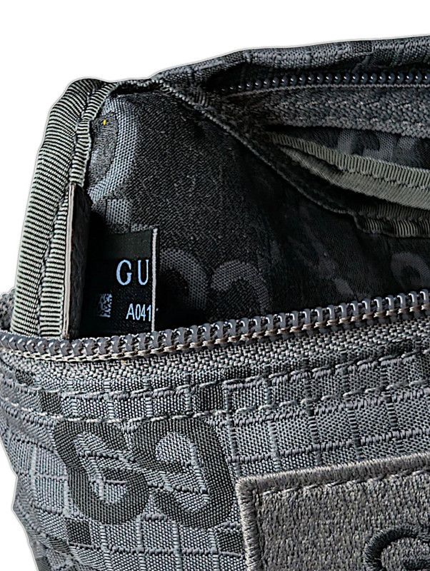 Gucci Grey Gucci GG Nylon Ripstop Belt Bag 767934 Size ONE SIZE - 6 Thumbnail