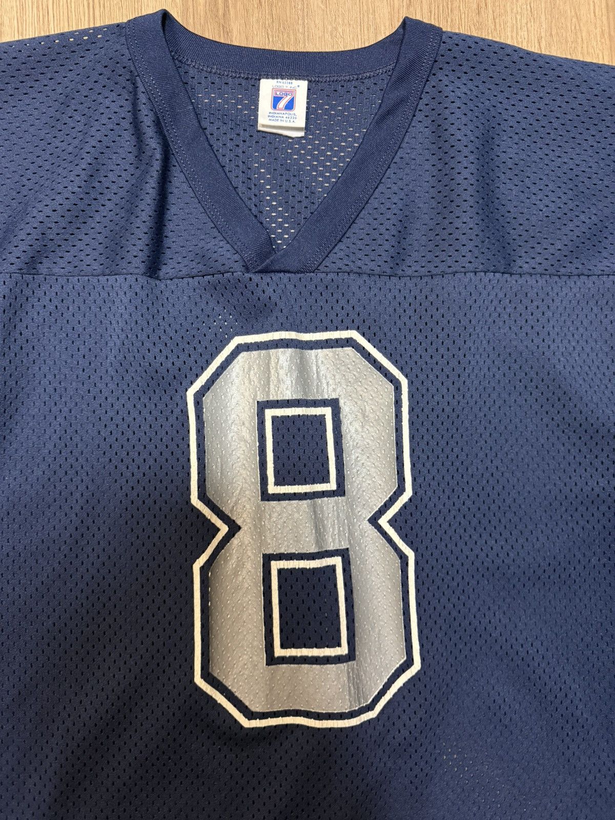 Logo 7 Vintage Troy Aikman #8 Dallas Cowboys 90’s Logo 7 Men's Size US M / EU 48-50 / 2 - 2 Thumbnail