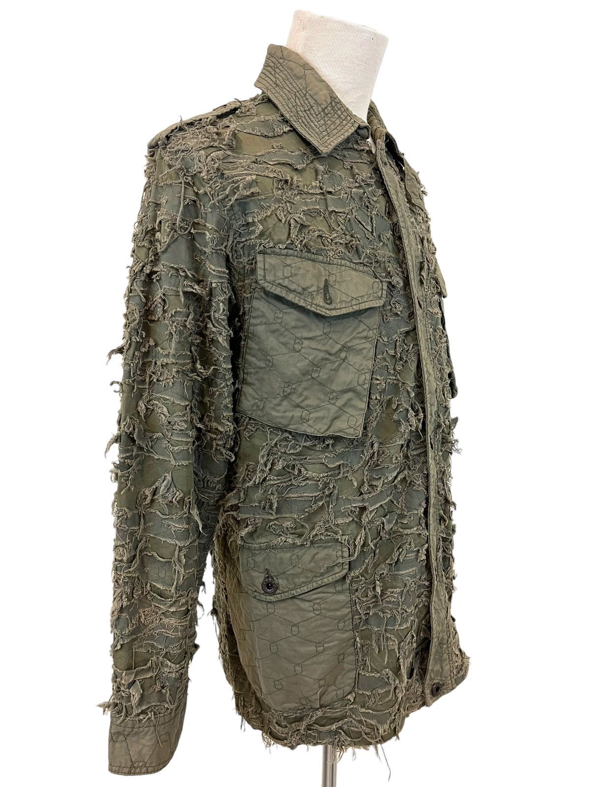 Japanese Brand Japanese Brand Mangrove Distressed Army Jacket Size US L / EU 52-54 / 3 - 8 Thumbnail