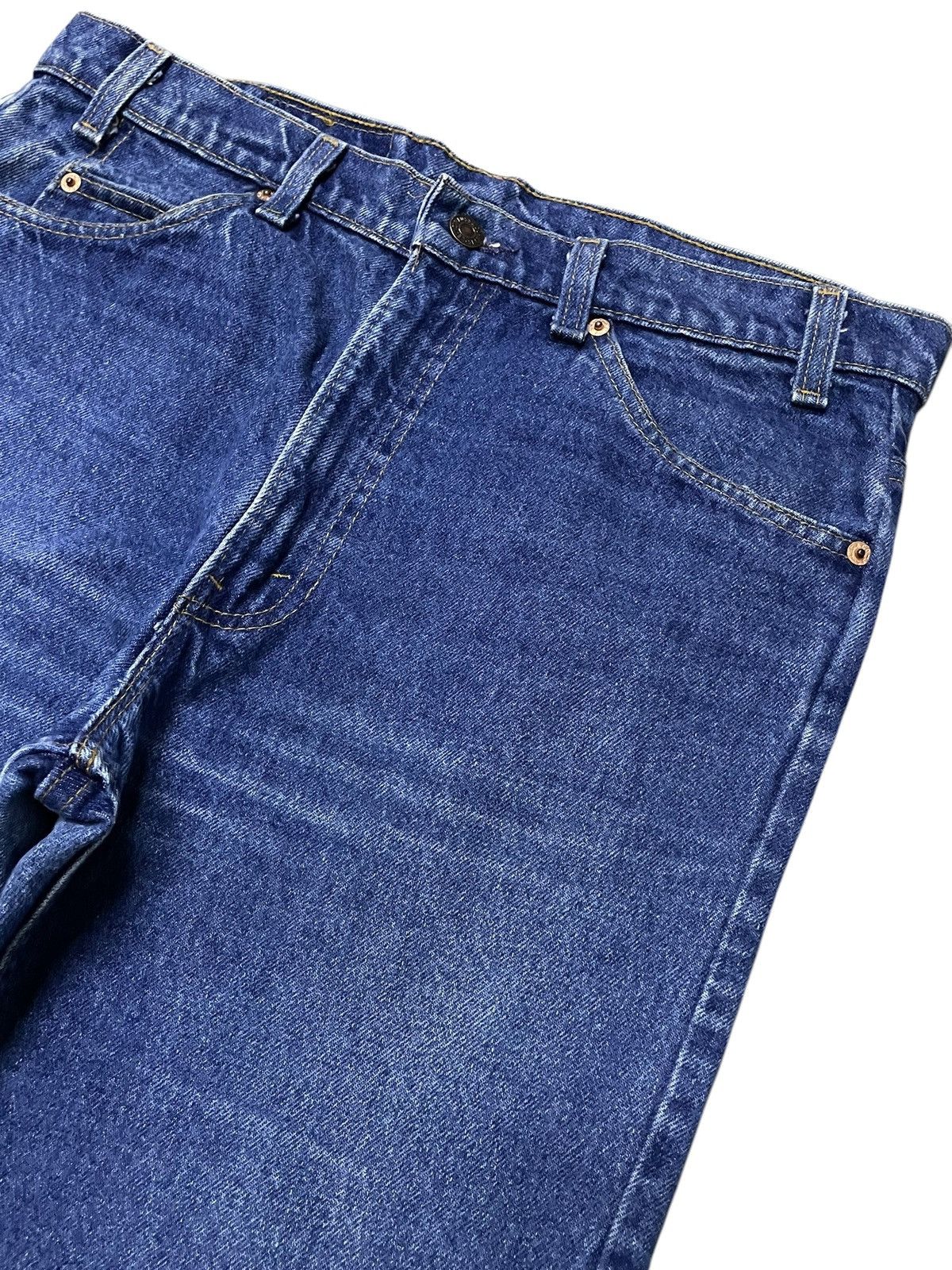 Levi's × Vintage Vintage Levis 517 Orange Tab Flare Bootcut Made In Usa Jeans Size US 34 / EU 50 - 8 Thumbnail