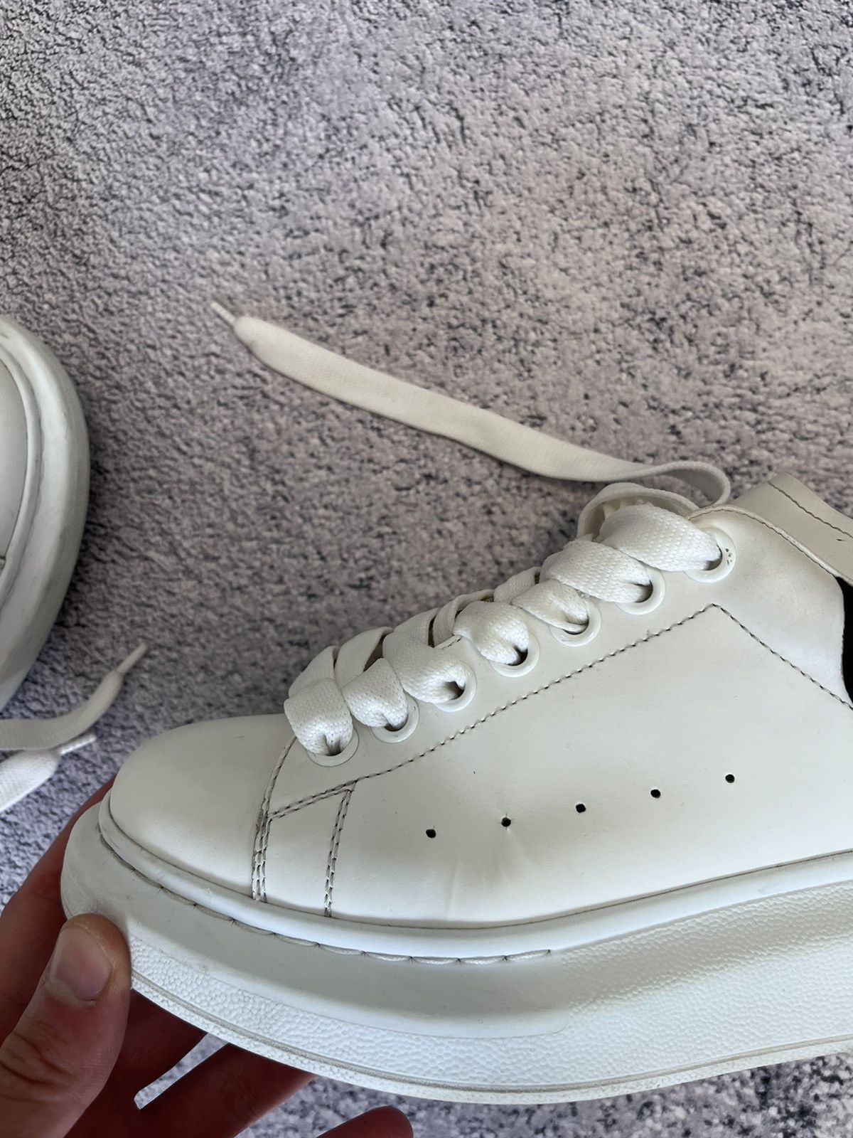 Alexander McQueen Alexander McQueen Women Shoes Sneakers Leather Size 38 Size US 8 / IT 38 - 10 Thumbnail