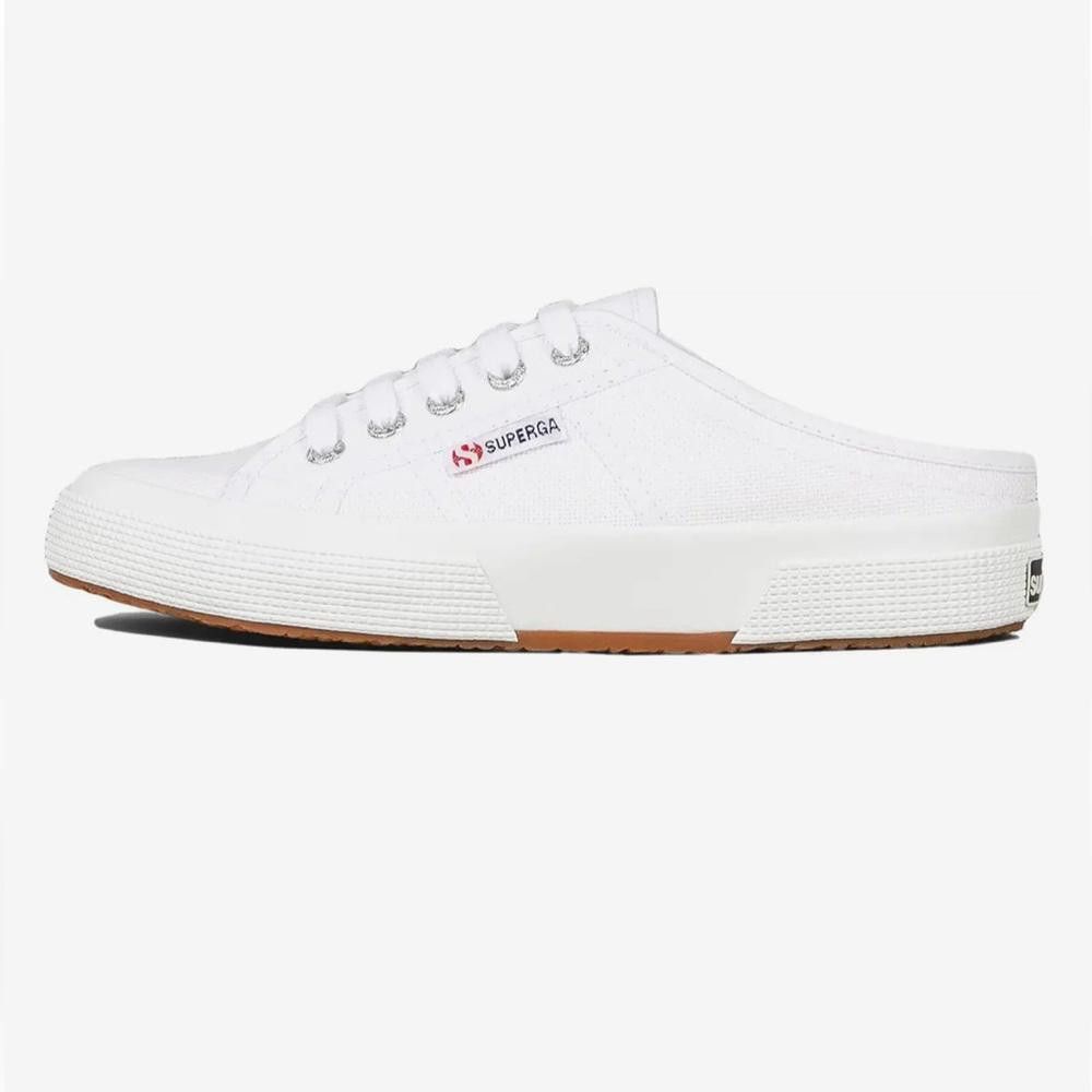 Superga Superga l 2402 Mule White Slide On Size 6 Size US 6 / IT 36 - 1 Thumbnail