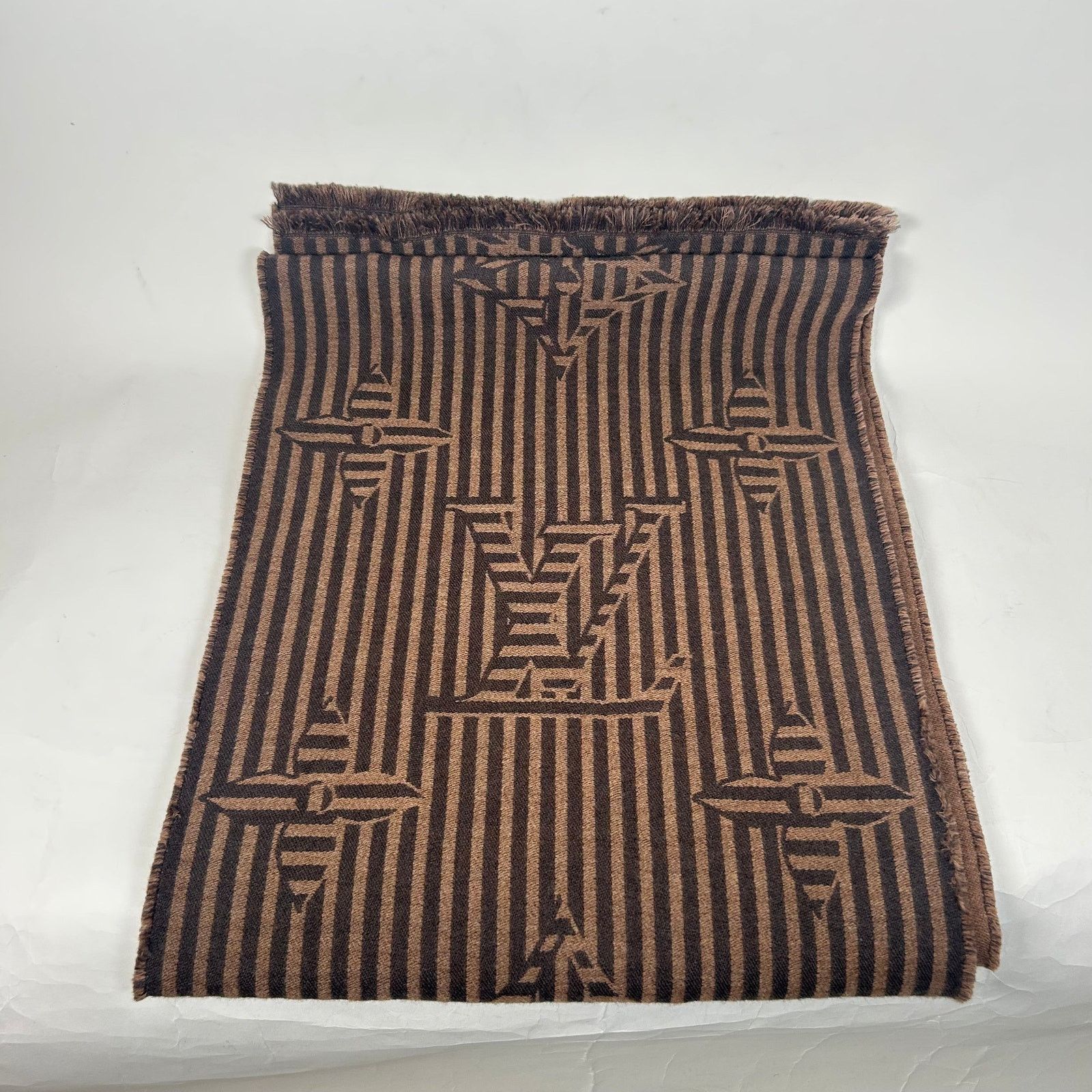 Louis Vuitton Louis Vuitton Brown Monogram Harmony Scarf Size ONE SIZE - 3 Thumbnail