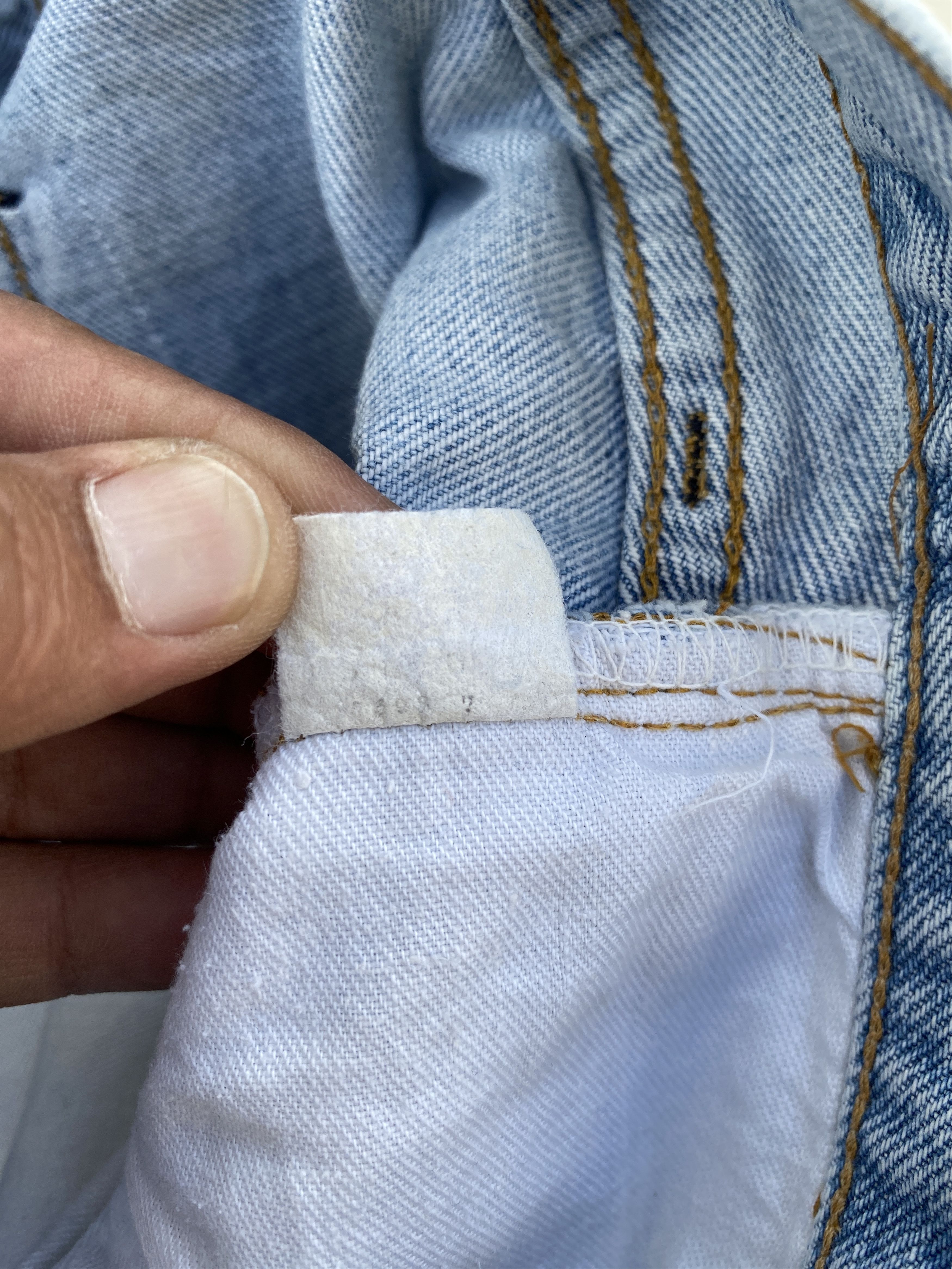 Vintage 80s Levis 501 Redline #6 Selvedge Jeans