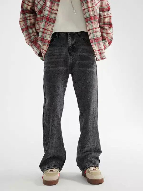 Japanese Brand Ishihara x nen Vintage street wash faded micro flare jeans Size US 32 / EU 48 - 6 Thumbnail