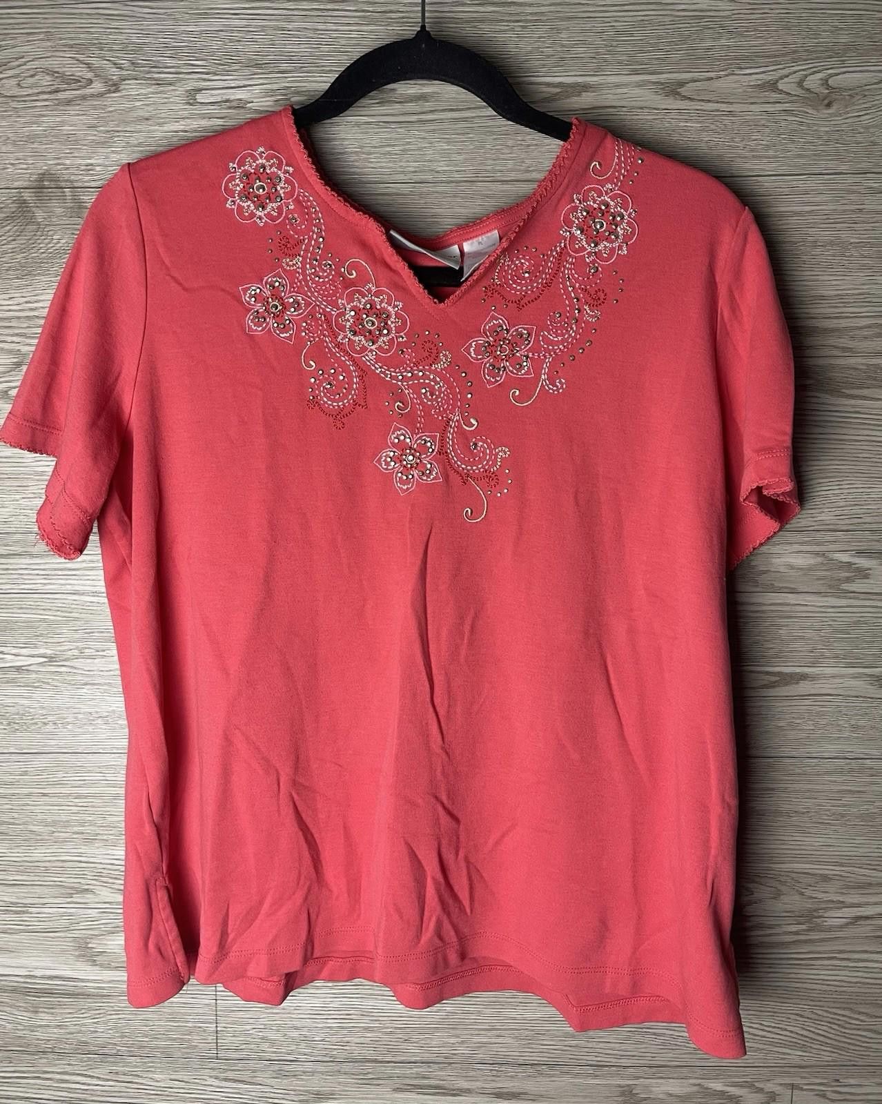 Other Alfred Dunner Embellished Blouse Size Petite 10 Size M / US 6-8 / IT 42-44 - 1 Thumbnail