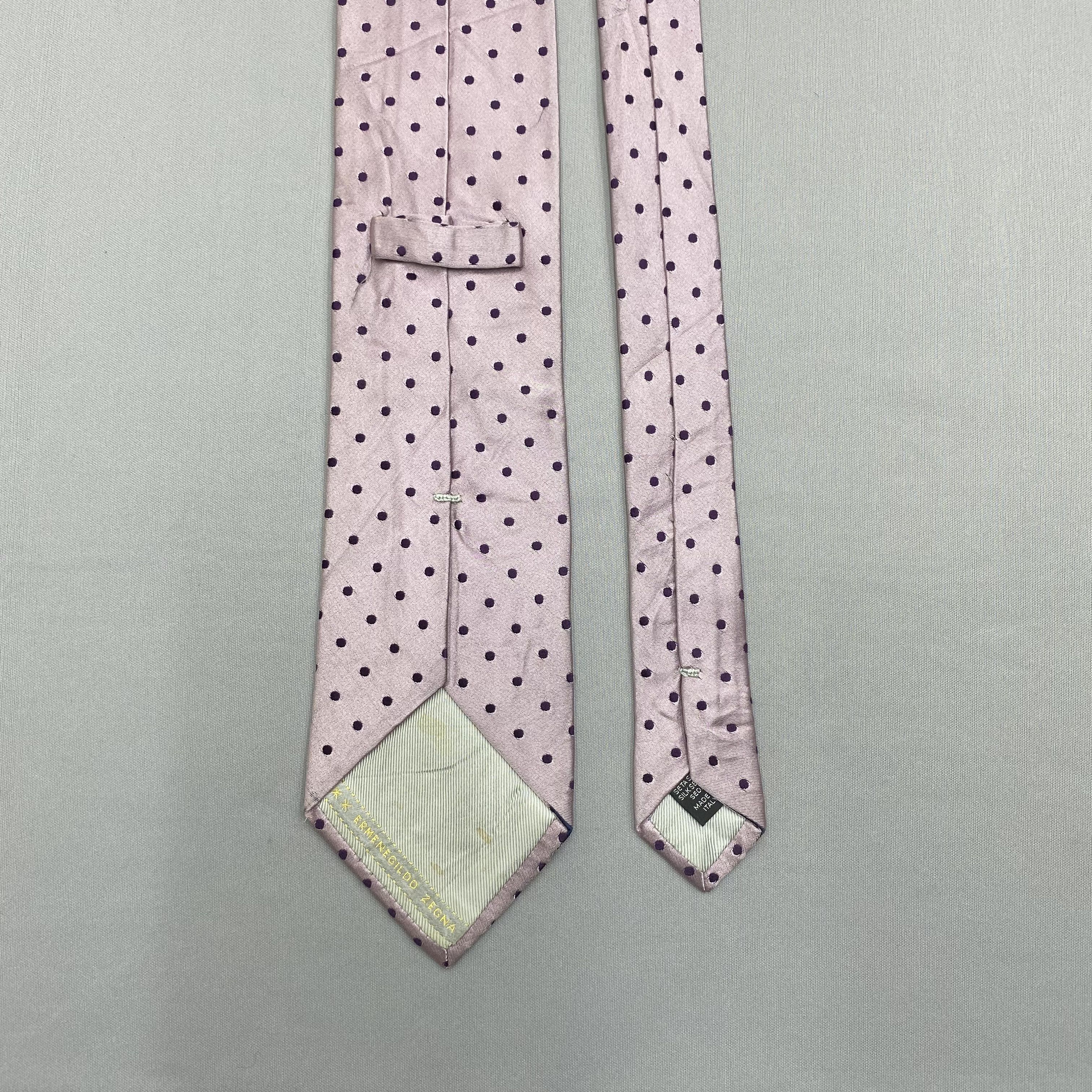 Ermenegildo Zegna Vintage Ermenegildo Zegna SILK Necktie Cravate Pure Silk Size ONE SIZE - 6 Thumbnail