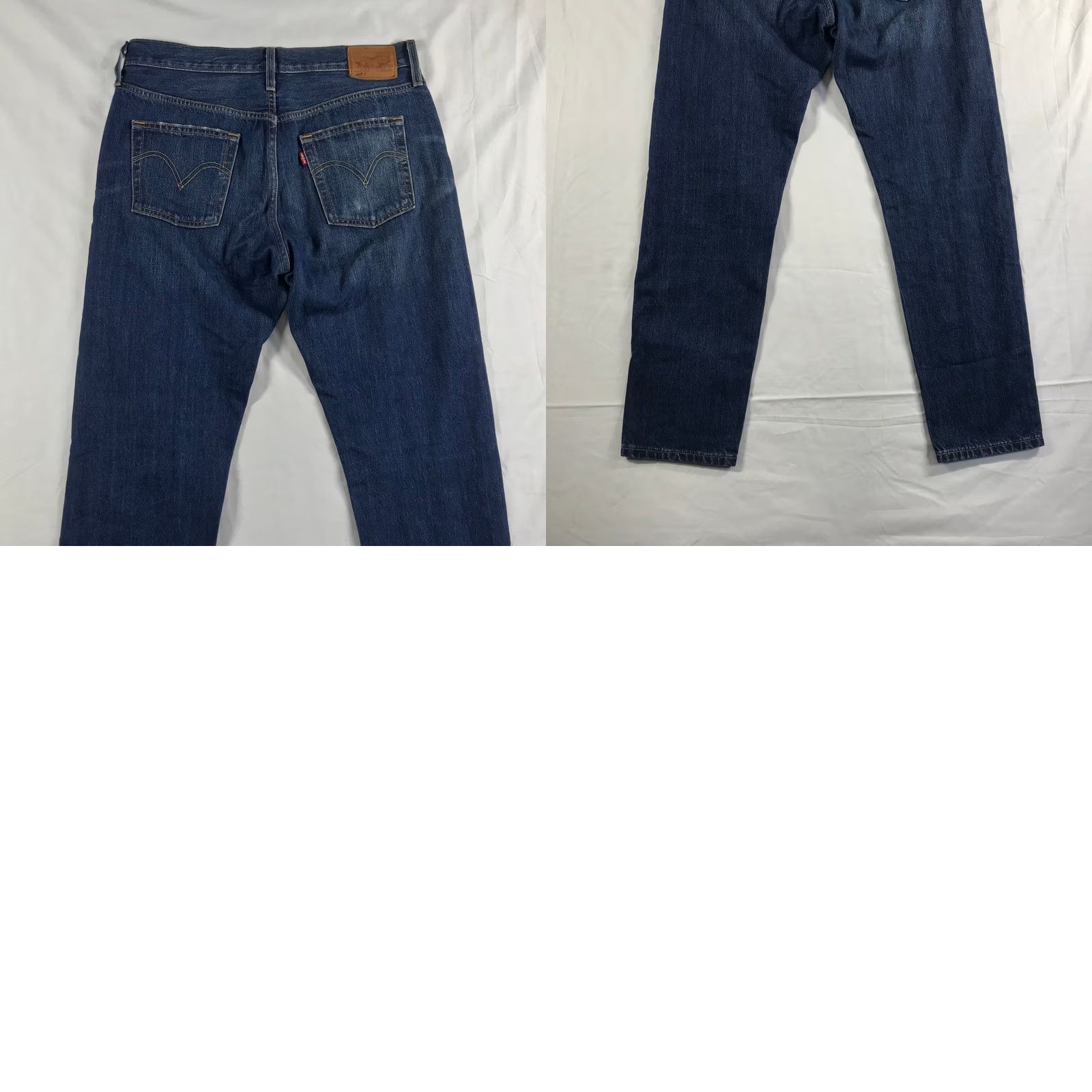 Levi's Womens Levi's 501 Taper Jeans Blue Distressed Denim W27 L28 36197-0017 Size 27" / US 4 / IT 40 - 9 Thumbnail