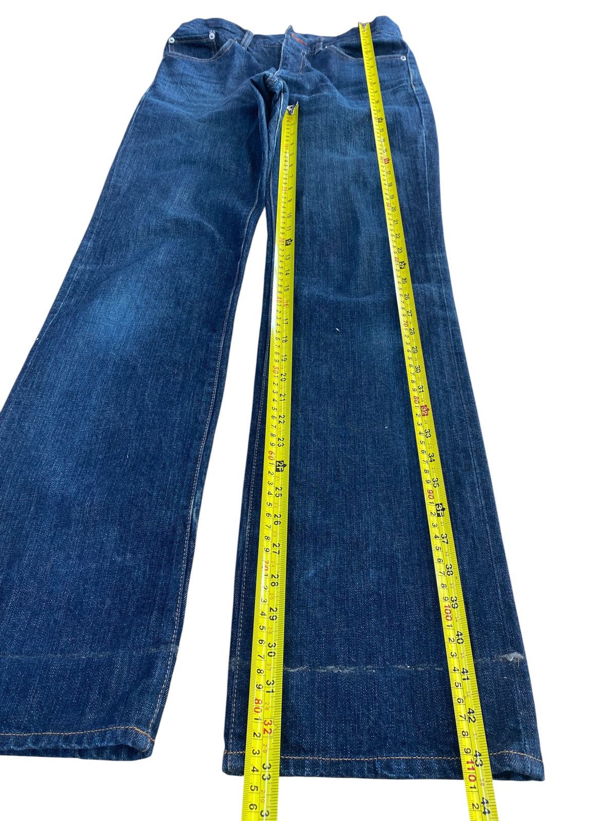 Other Orihica Garage Dark Blue Wash Style Bootcut Jeans Size US 30 / EU 46 - 7 Thumbnail