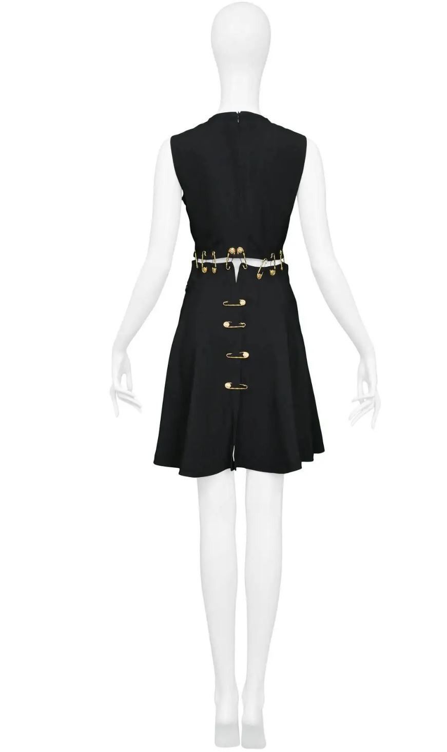 Versace Gianni Versace Safety Pin S/S 1994 Couture Runway XS Dress Size XS / US 0-2 / IT 36-38 - 3 Thumbnail