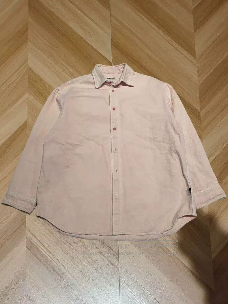 Balenciaga Balenciaga Pink denim short jacket Size XS / US 0-2 / IT 36-38 - 2 Thumbnail