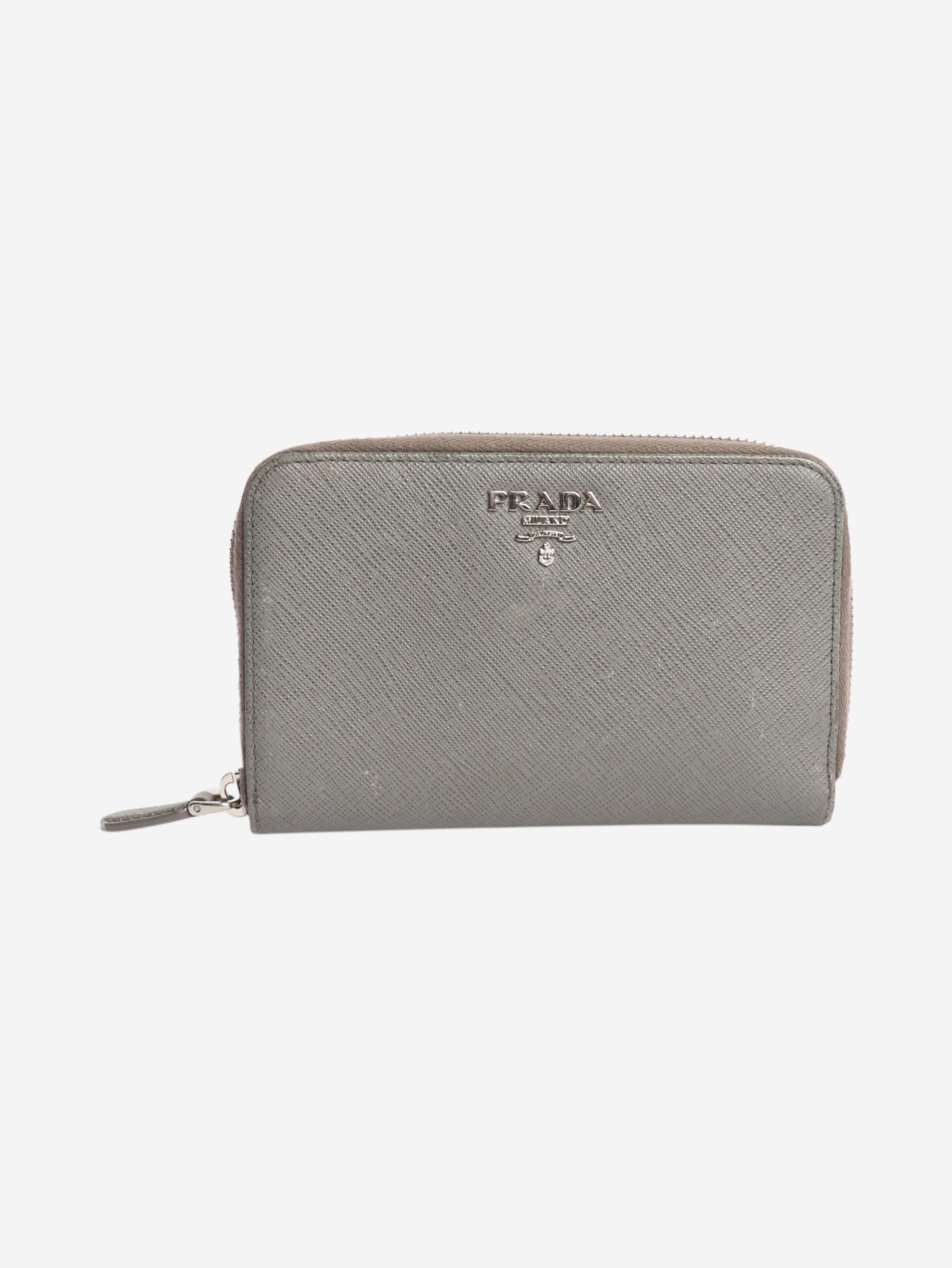 Other Grey Saffiano zip wallet Size ONE SIZE - 1 Thumbnail