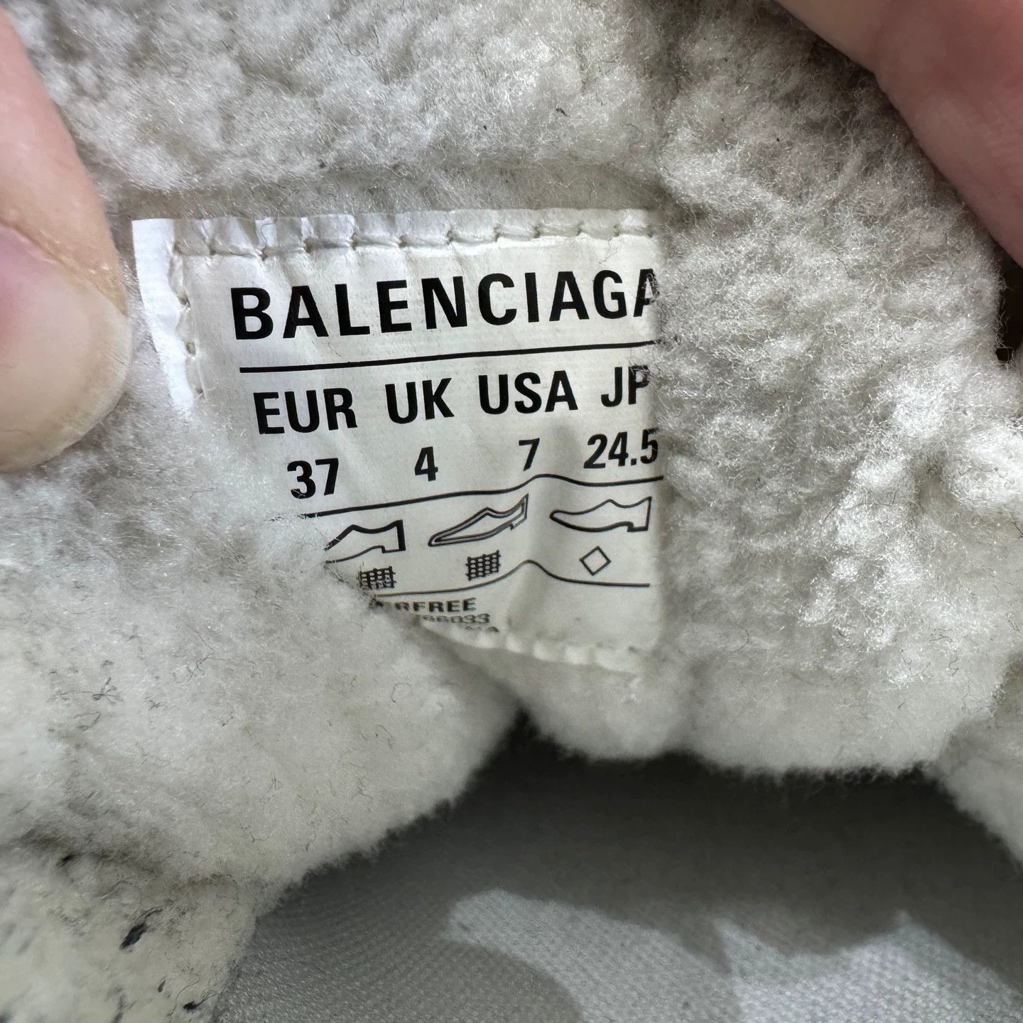 Balenciaga Balenciaga Fleece-Lined Snow Chain Boot 37 Size US 6.5 / IT 36.5 - 5 Thumbnail