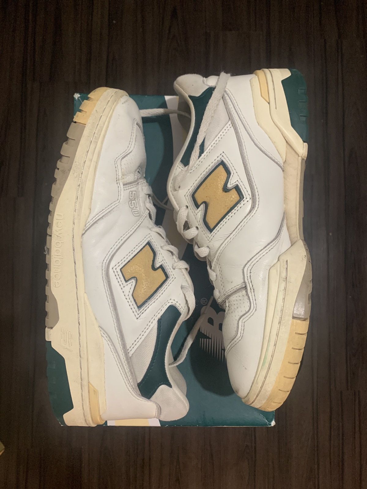 Aime Leon Dore × New Balance New Balance Aimé Leon Dore 550 Natural Green Size US 10 / EU 43 - 2 Thumbnail