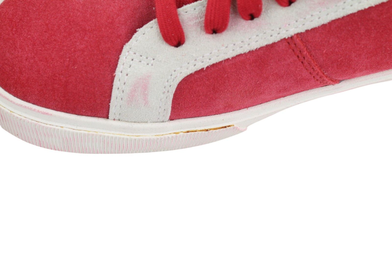Diesel S-MYDORI LC EU41 Red Suede Leather 41523 Size US 8 / EU 41 - 12 Thumbnail