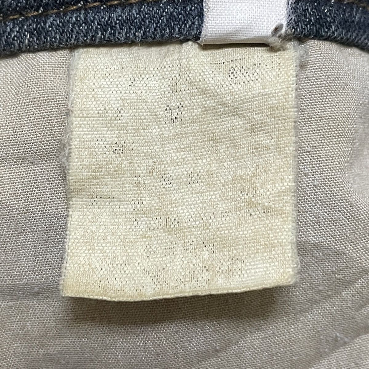 Le Grande Bleu (L.G.B.) Rare Design Vintage Brand E.N.Up Super Flared Jeans 2000s Size US 29 - 10 Thumbnail