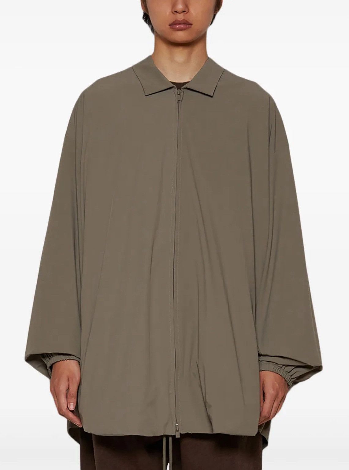 Fear of God FEAR OF GOD ESSENTIALS logo-patch oversized shirt size M Size US M / EU 48-50 / 2 - 3 Thumbnail