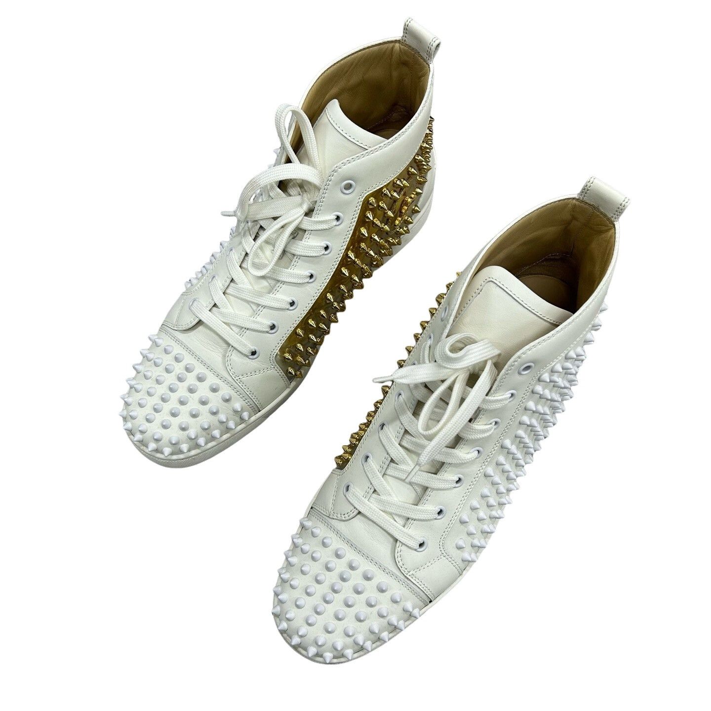 Christian Louboutin Christian Louboutin Studded High-Top Sneakers Size 13 Size US 13 / EU 46 - 1 Thumbnail