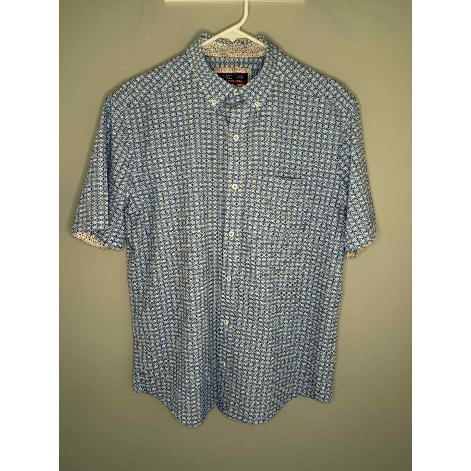 Johnston & Murphy Johnston & Murphy Extreme Comfort Button-Down Shirt Blue S Size US S / EU 44-46 / 1 - 4 Thumbnail