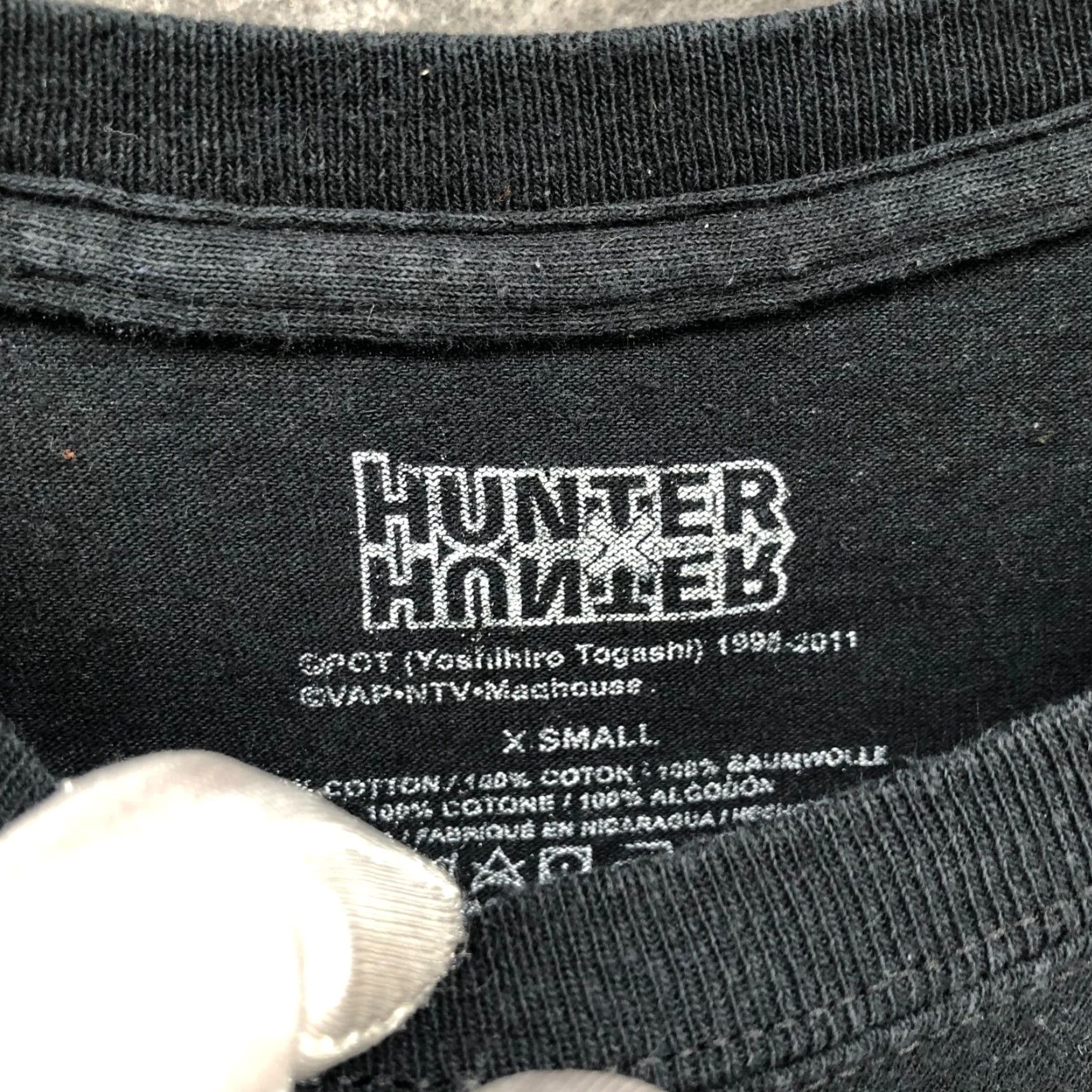 Hunter Hunter x Hunter Graphic T Shirt XS Black Short Sleeve Cotton Circle Men Unisex Adults Crew Neck T-Shirt Size US XS / EU 42 / 0 - 4 Thumbnail