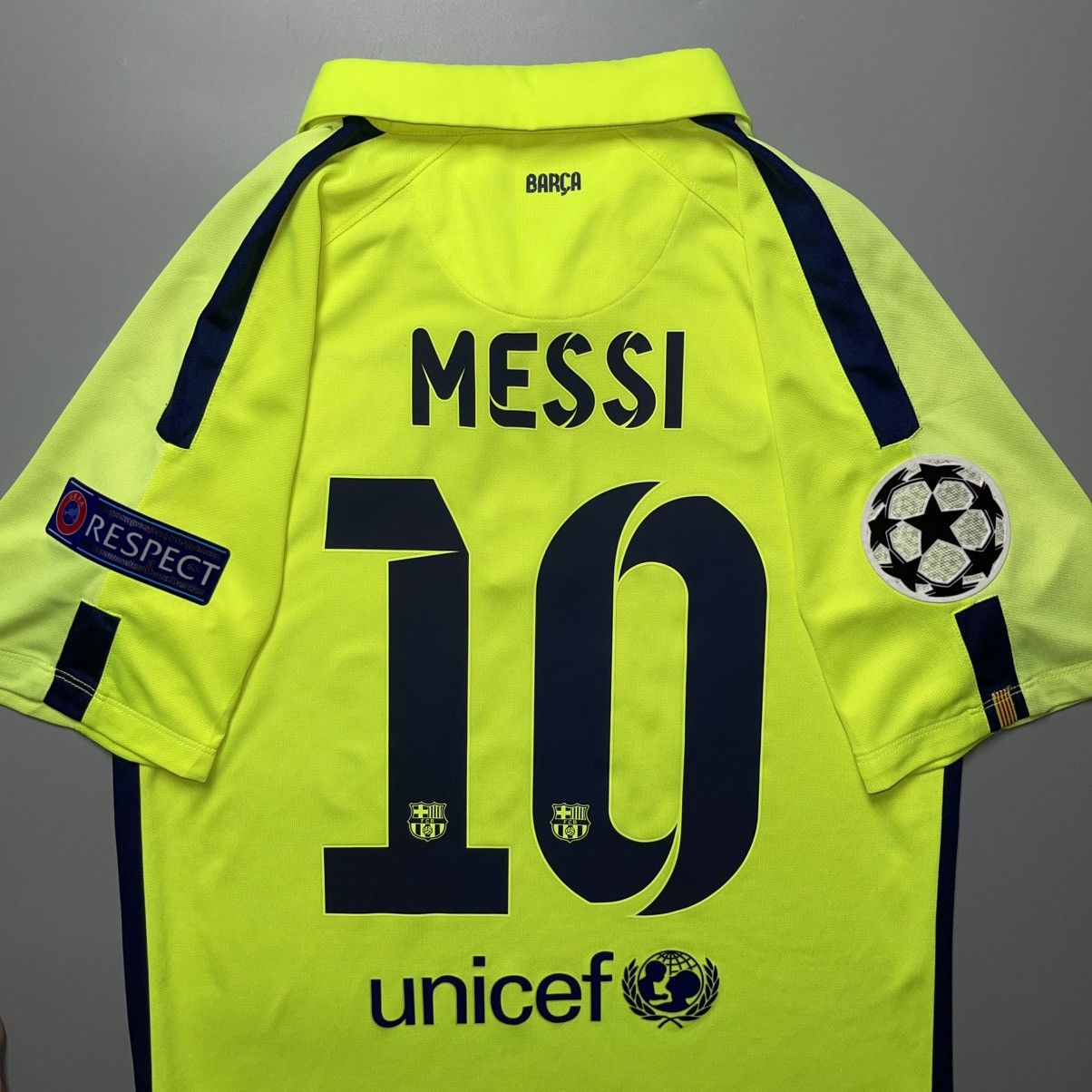 BARCELONA NIKE 2014/2015 FOOTBALL THIRD JERSEY #10 MESSI