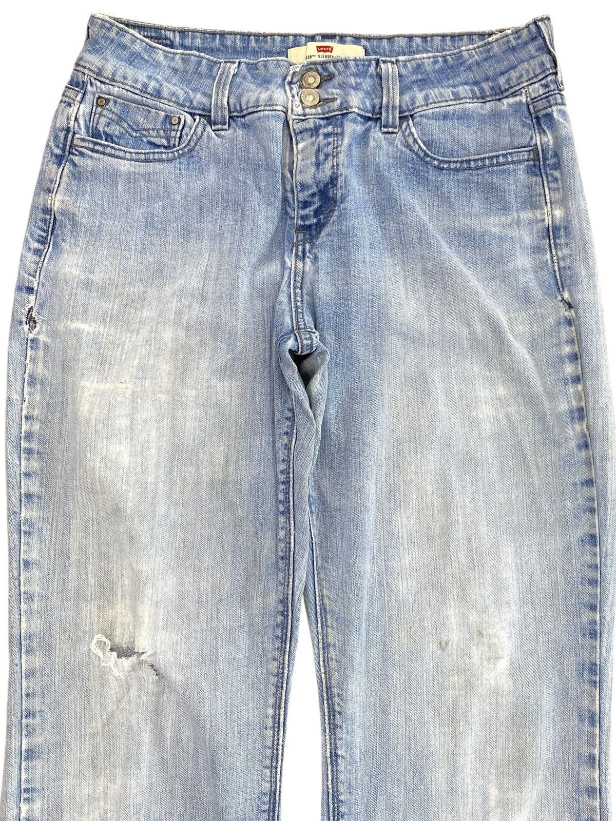 Levi's Vintage YTK Levi’s Hairy Leg Flare Soft Jeans Size US 31 - 2 Thumbnail