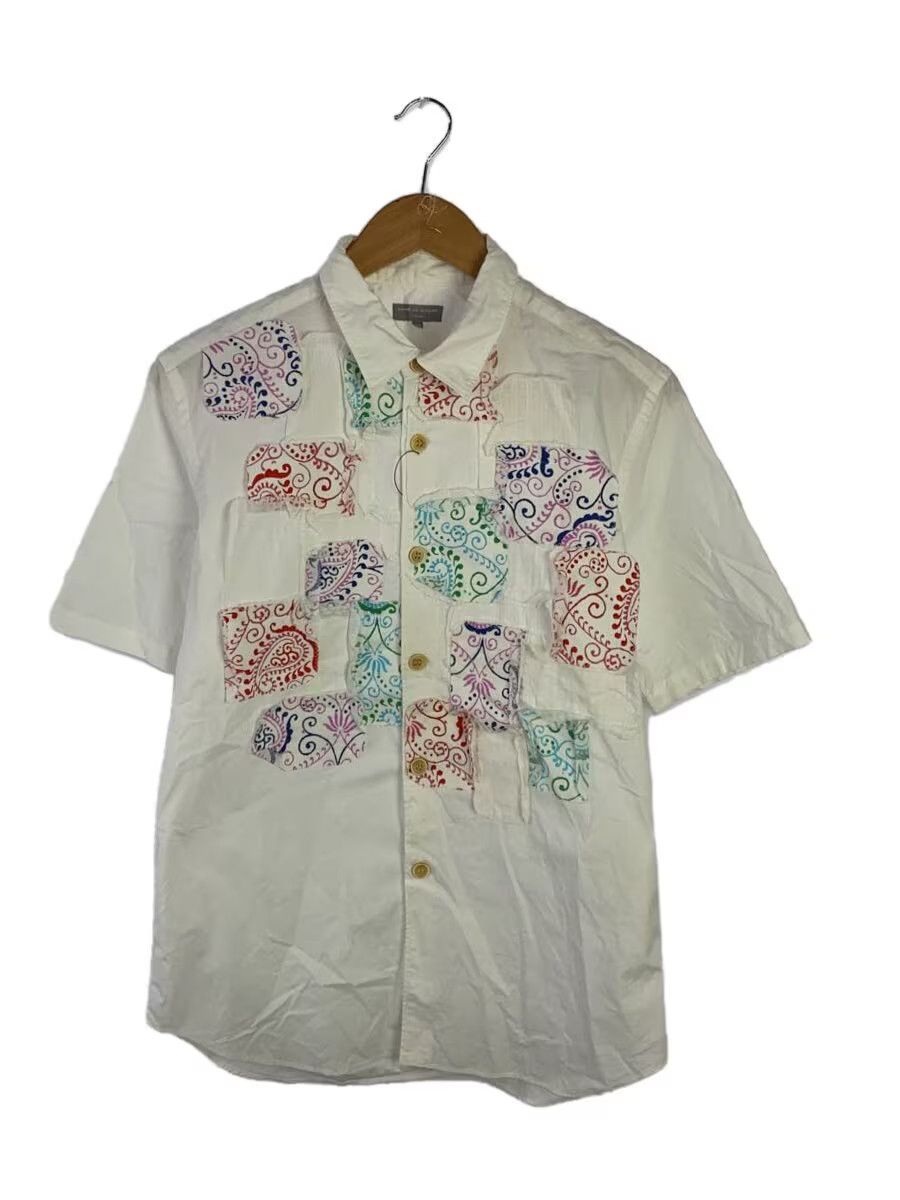Comme des Garcons × Comme des Garcons Homme Patchwork Short Sleeve Button Shirt Size US M / EU 48-50 / 2 - 1 Thumbnail