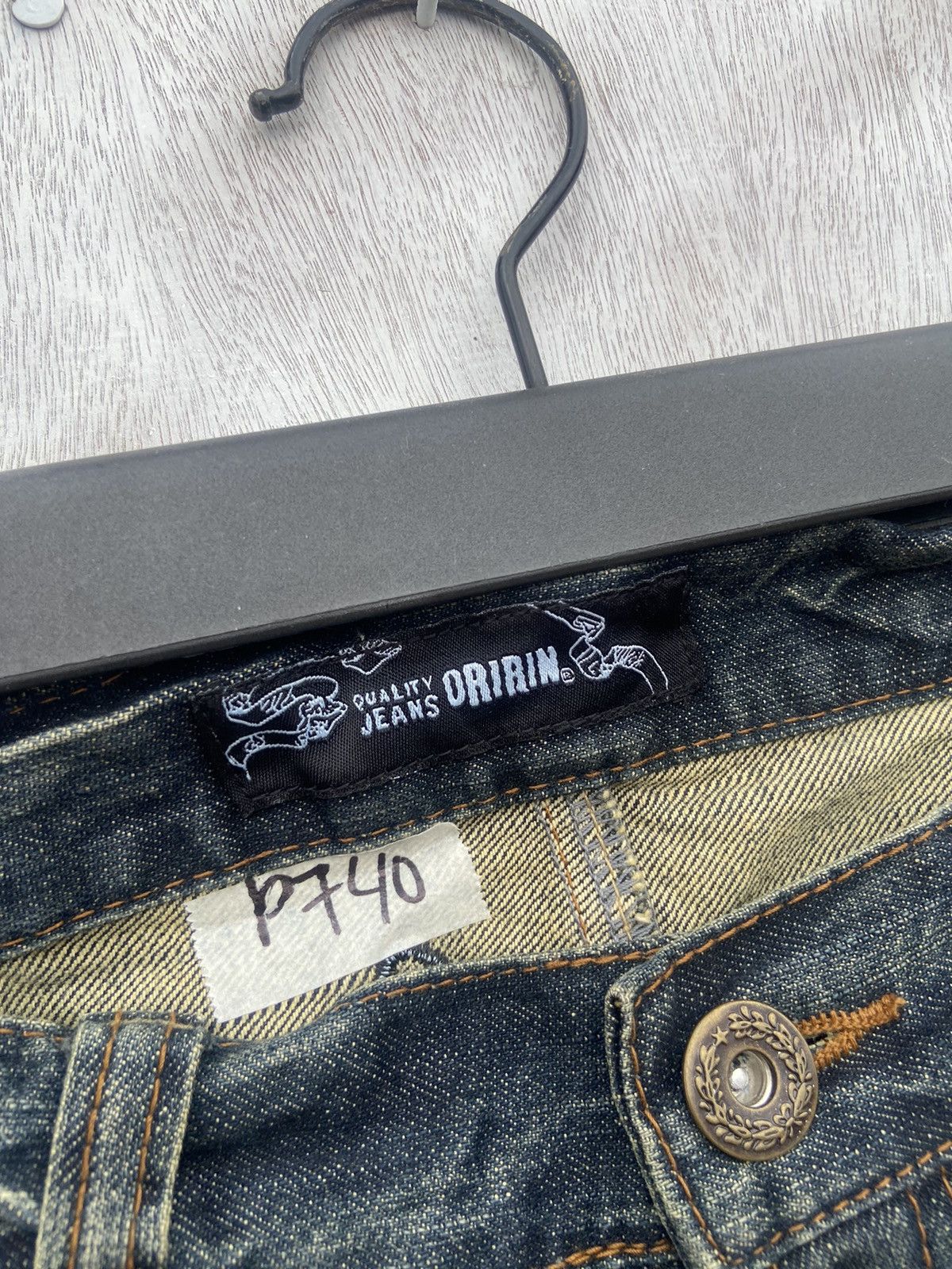 Vintage Oririn Rare jeans Size US 35 - 7 Thumbnail