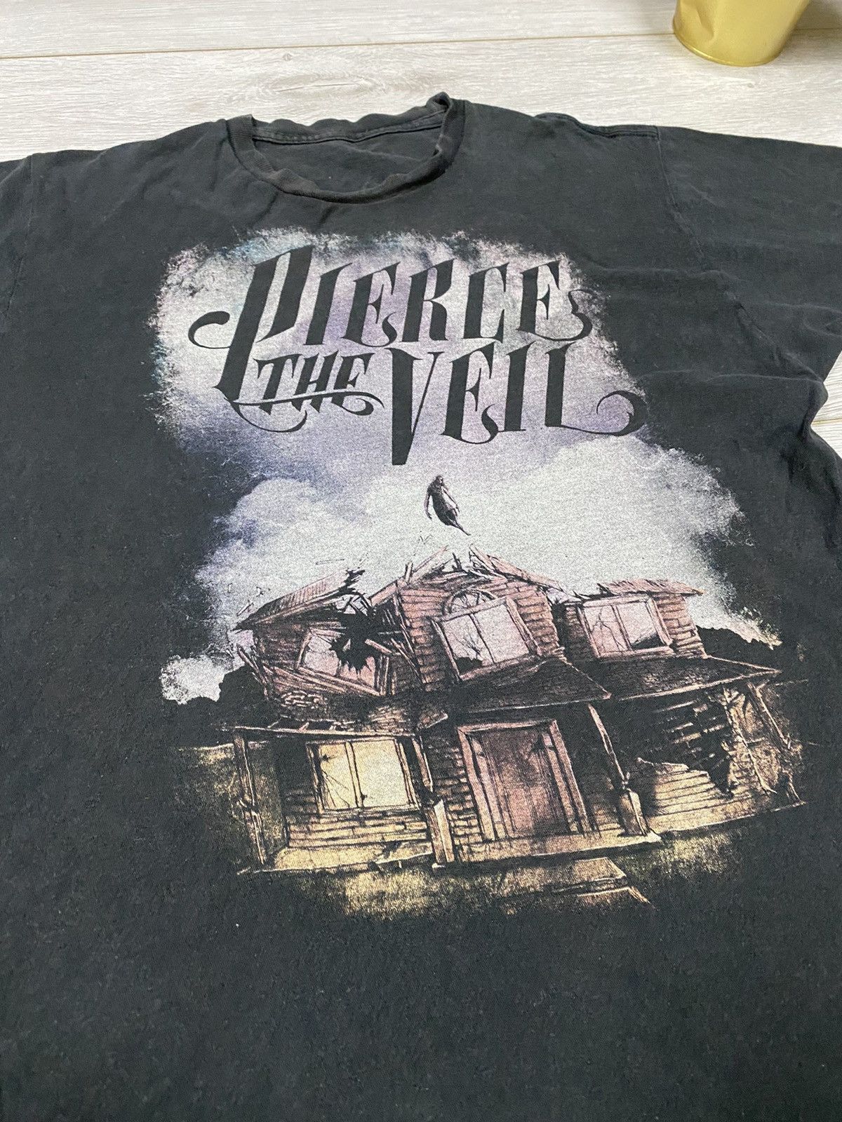 Band Tees Thrashed Faded Pierce The Veil Alternative Band Tee Size US M / EU 48-50 / 2 - 5 Thumbnail