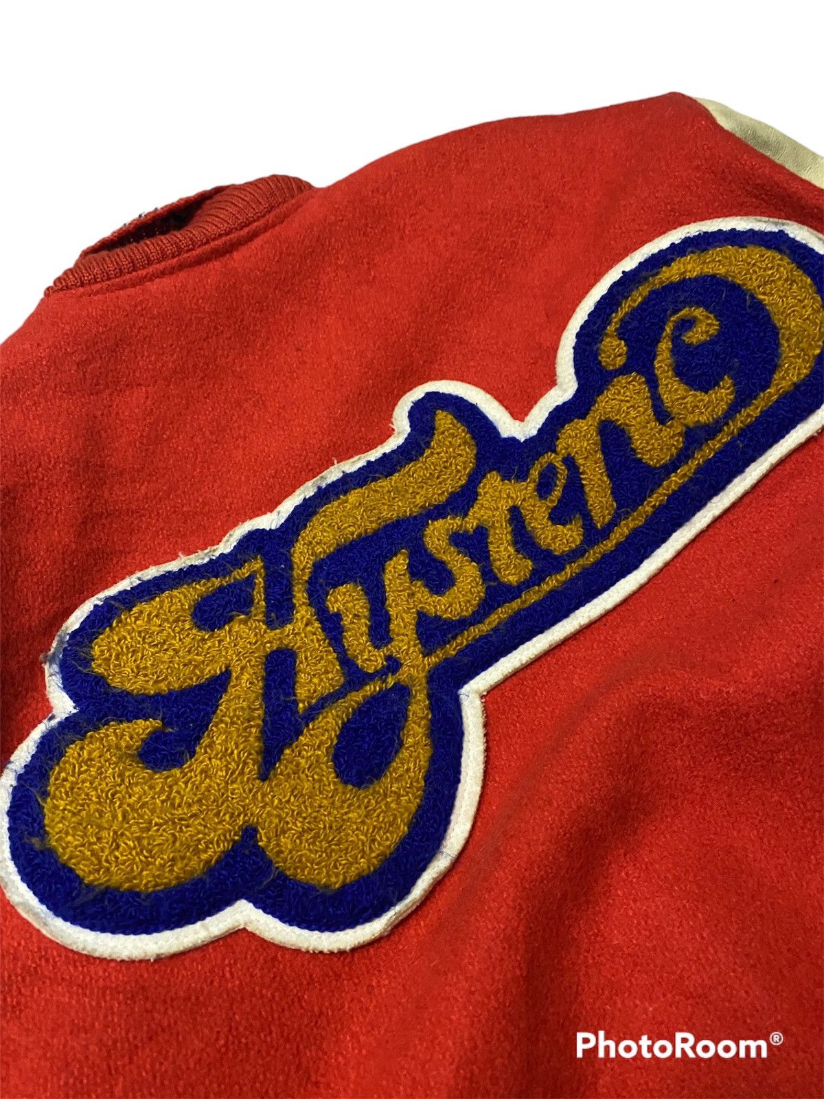 Vtg 90s Hysteric Glamour 666 Jacket Varsity Red Colour