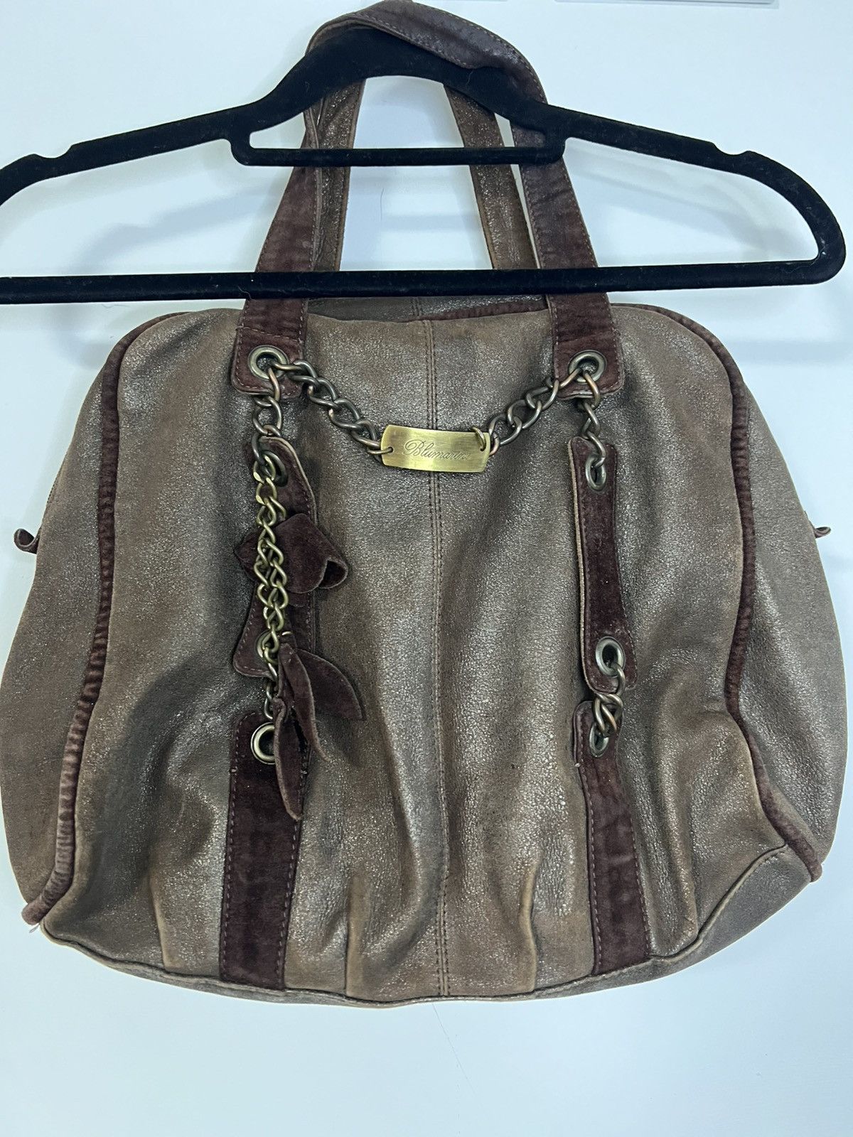 Blumarine Blumarine genuine leather bag brown Size ONE SIZE - 5 Thumbnail