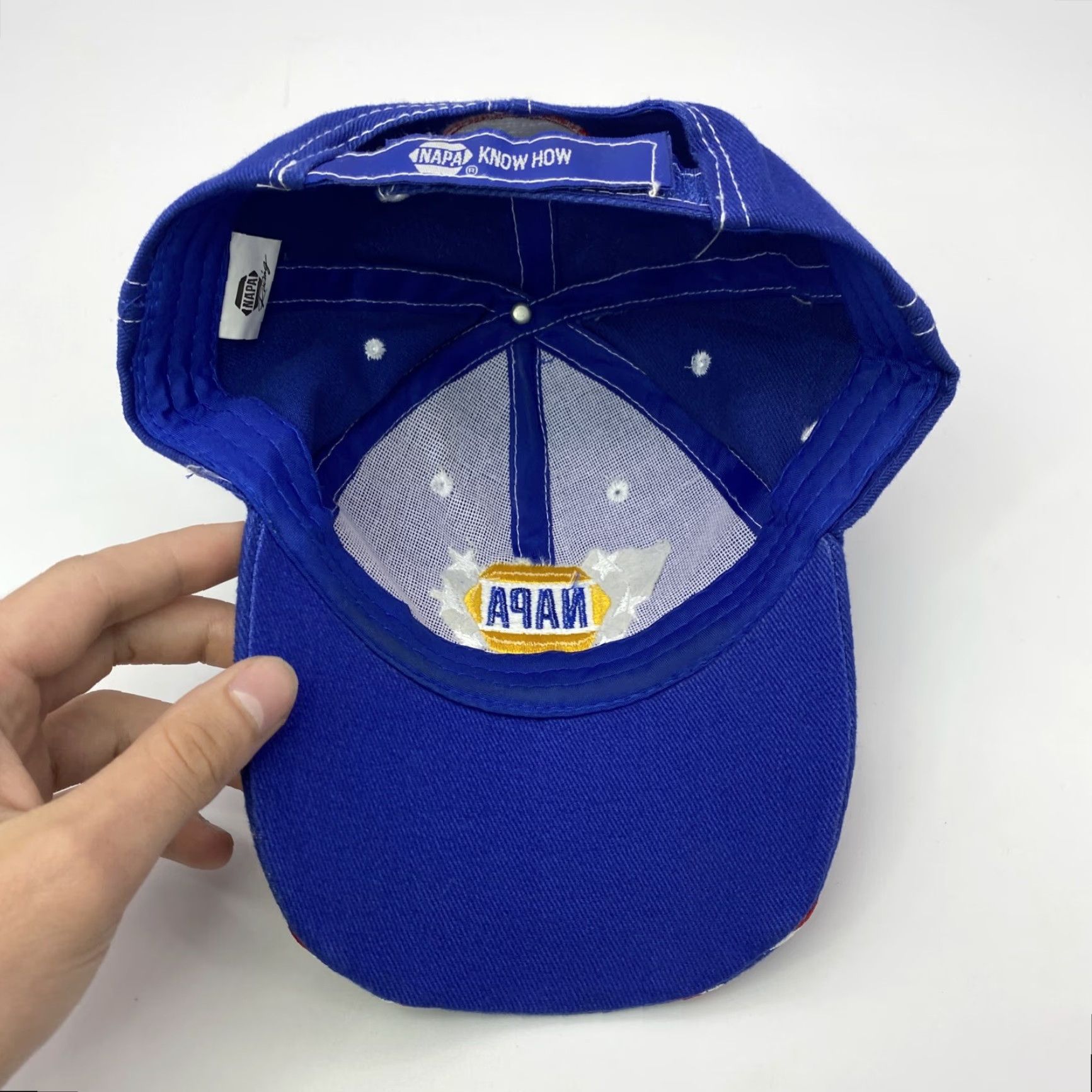 Vintage NAPA Racing HatBaseball Cap Men One Size Adjustable Velcro Blue Size ONE SIZE - 6 Thumbnail