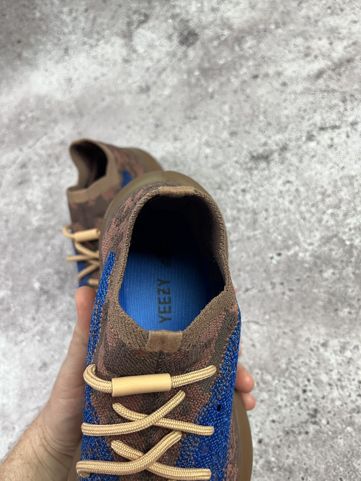 Adidas × Kanye West Adidas Yeezy Boost 380 Azure Blue Oat Brown Blue Sneakers Size US 6 / IT 36 - 6 Thumbnail
