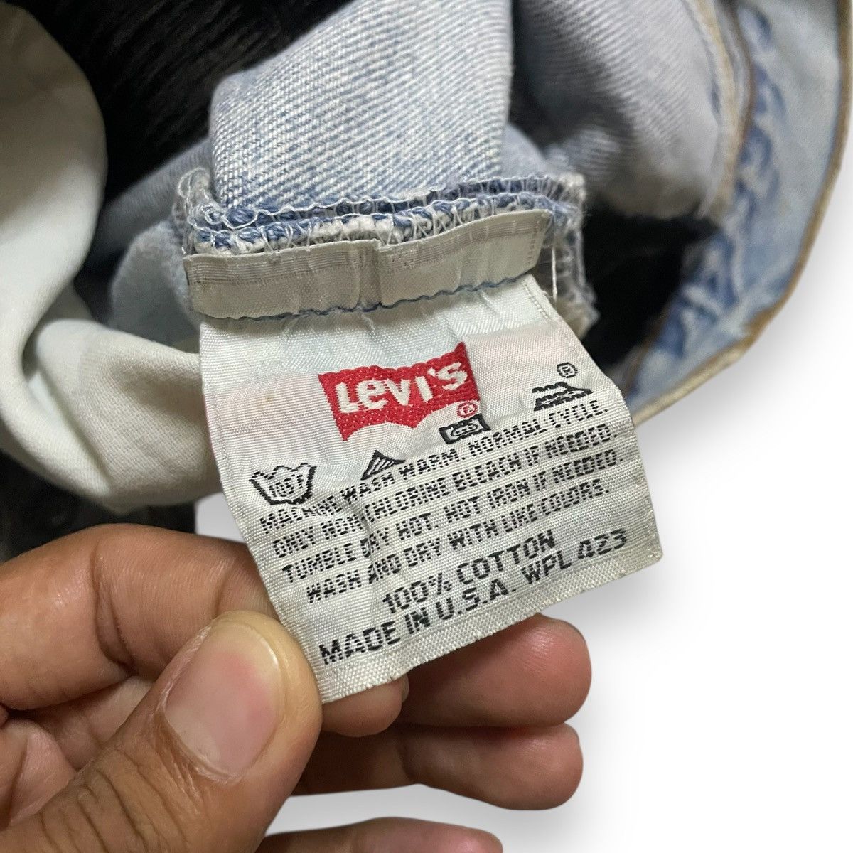If Six Was Nine ORIGINAL LEVIS 501 USA X SEX PISTOL RARE COLLECTION (28×39) Size US 28 / EU 44 - 10 Thumbnail