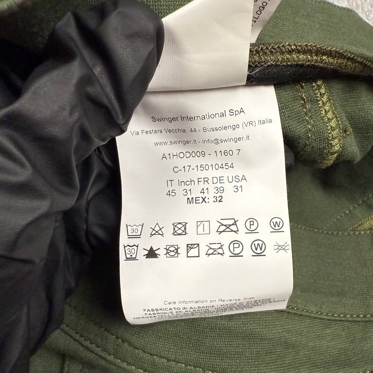Versace Versace Olive Skinny Pants Size 31" - 6 Thumbnail