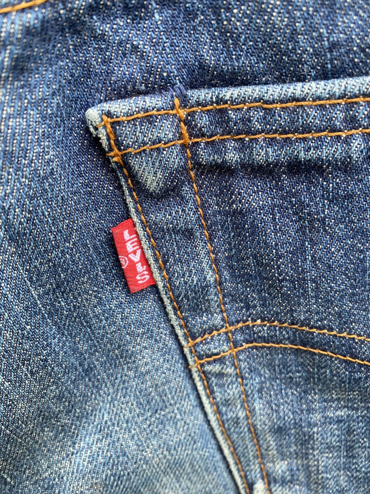 Levi's × Levi's Vintage Clothing × Vintage W28x30.5 vintage levi's 502 redline big E made in USA Size US 28 / EU 44 - 5 Thumbnail