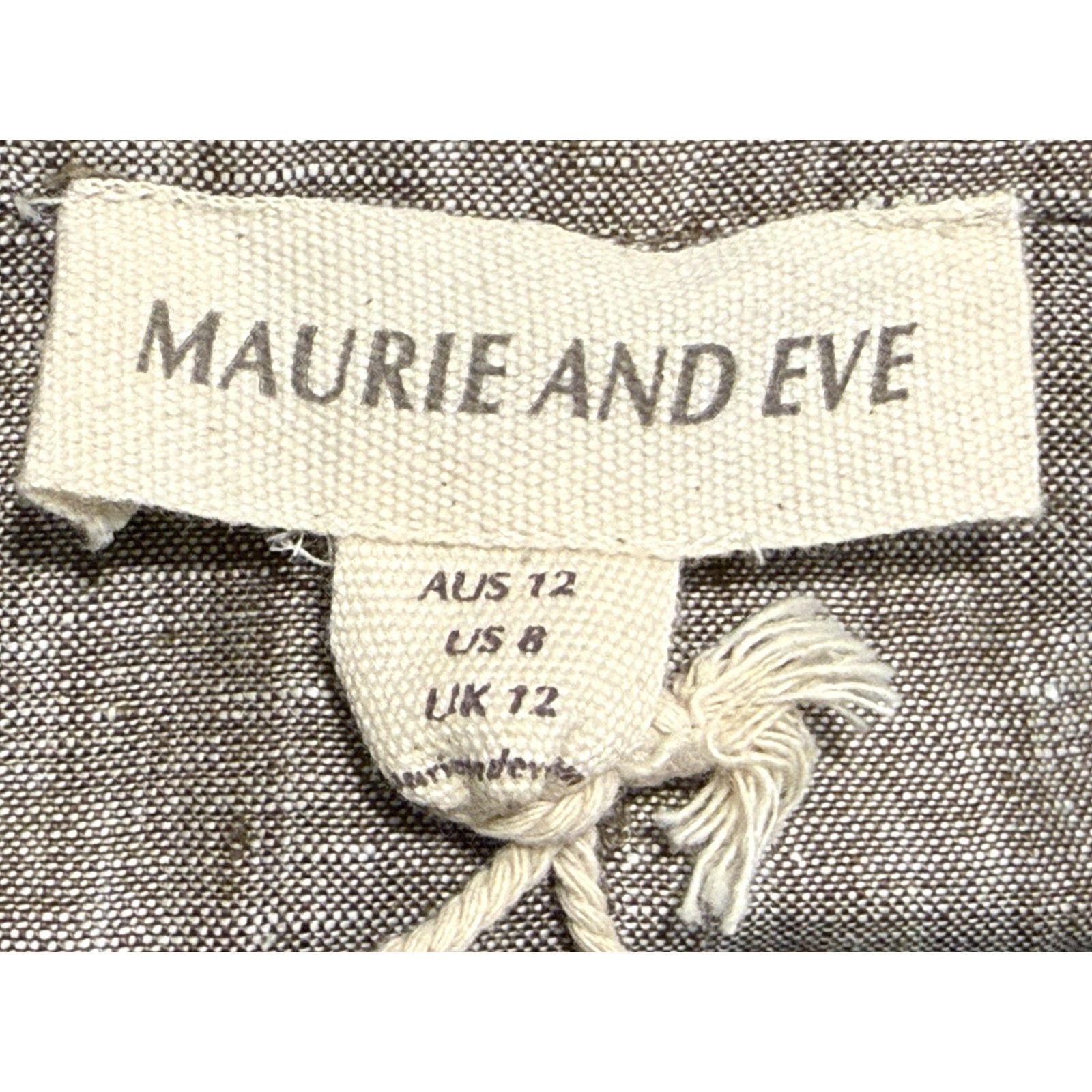 Vintage VINTAGE NWT MAURIE & EVE Reflect Linen Pants & Shirt Set Mocha 12 Women Outfit/Set Linen Mocha 2 Piece Men/Women/Miss? Size XL / US 12-14 / IT 48-50 - 6 Thumbnail