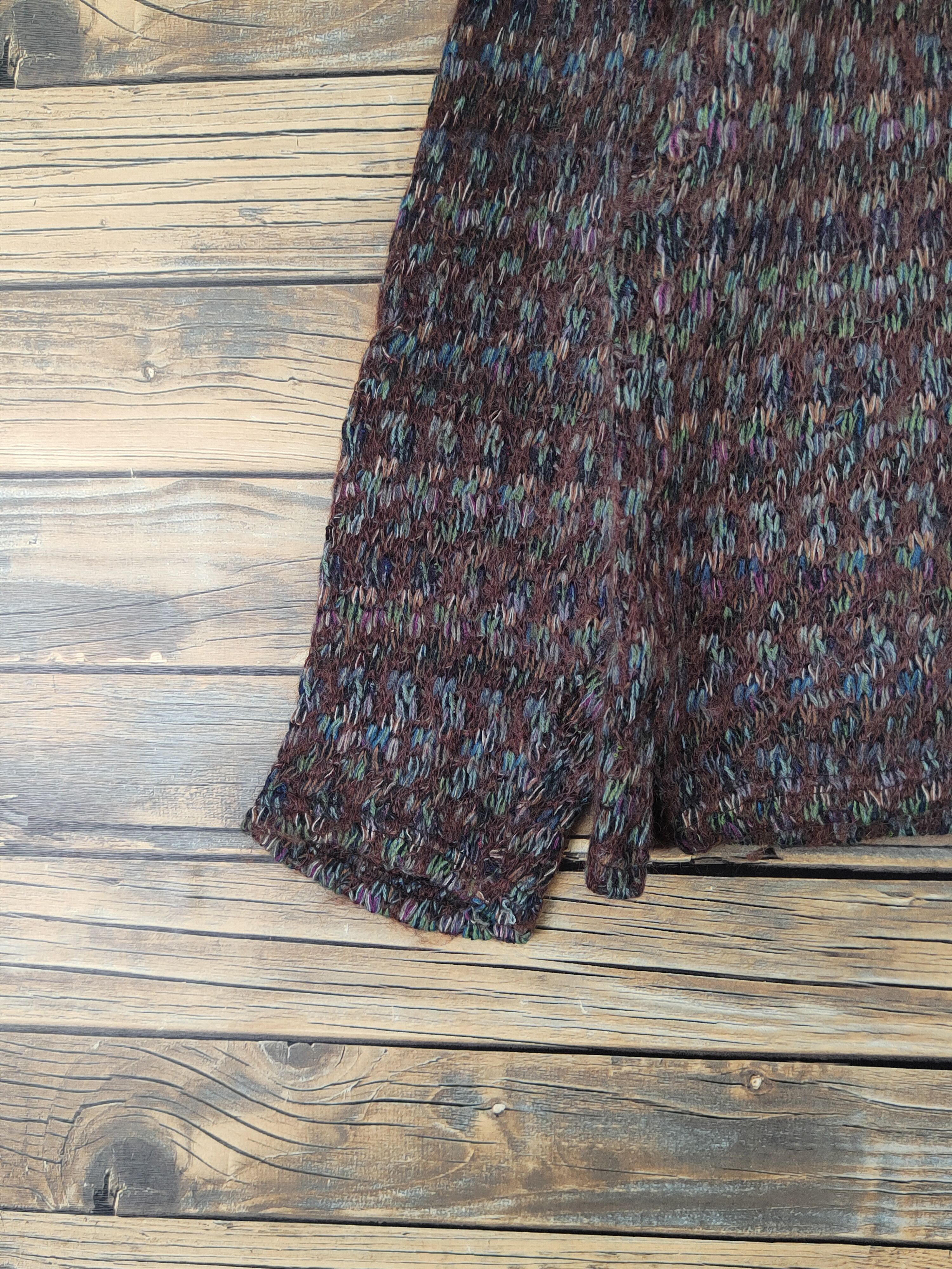 Japanese Brand × Vintage Happy Road Dark Brown Knitwear Crop Tops #W1218 Size S / US 4 / IT 40 - 5 Thumbnail