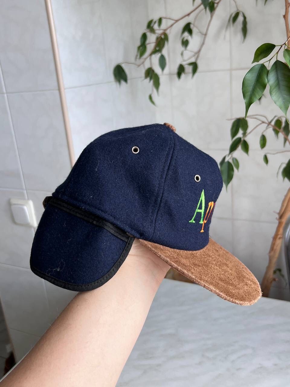 Apple × Vintage 90s Vintage Apple Macintosh Rainbow Cap Hat Size ONE SIZE - 9 Thumbnail
