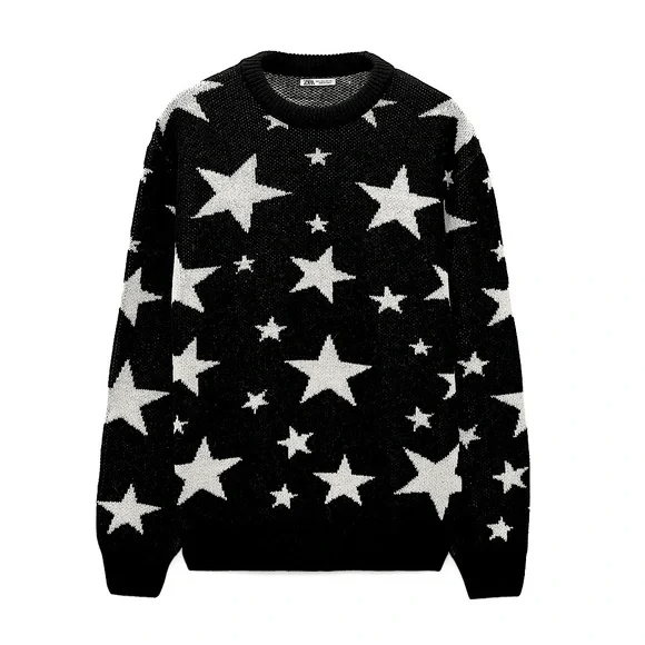 Zara Zara Star Sweater Size M / US 6-8 / IT 42-44 - 1 Thumbnail