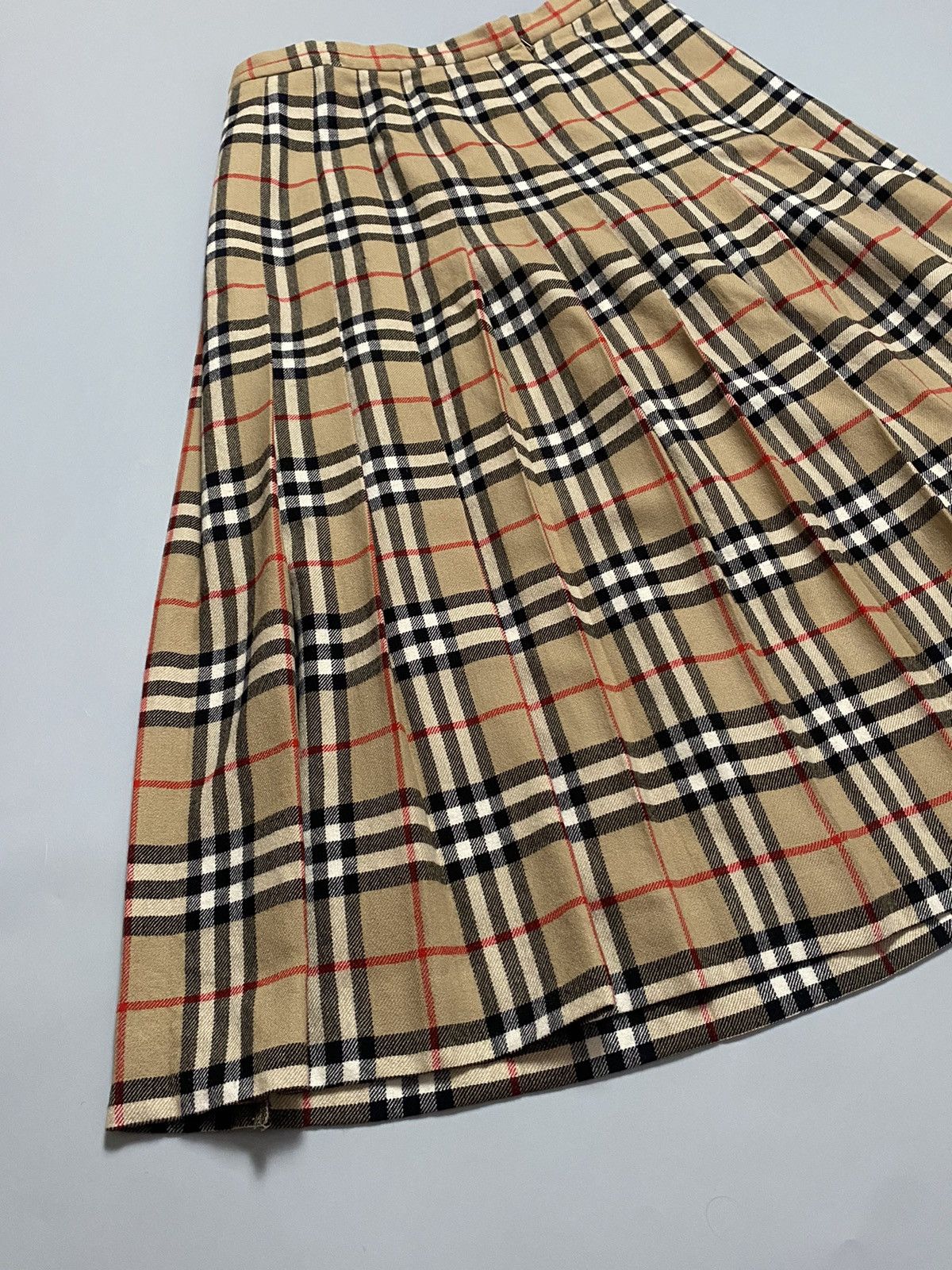 Burberry Burberry vintage wool nova check maxi flared dress Size 30" / US 8 / IT 44 - 3 Thumbnail