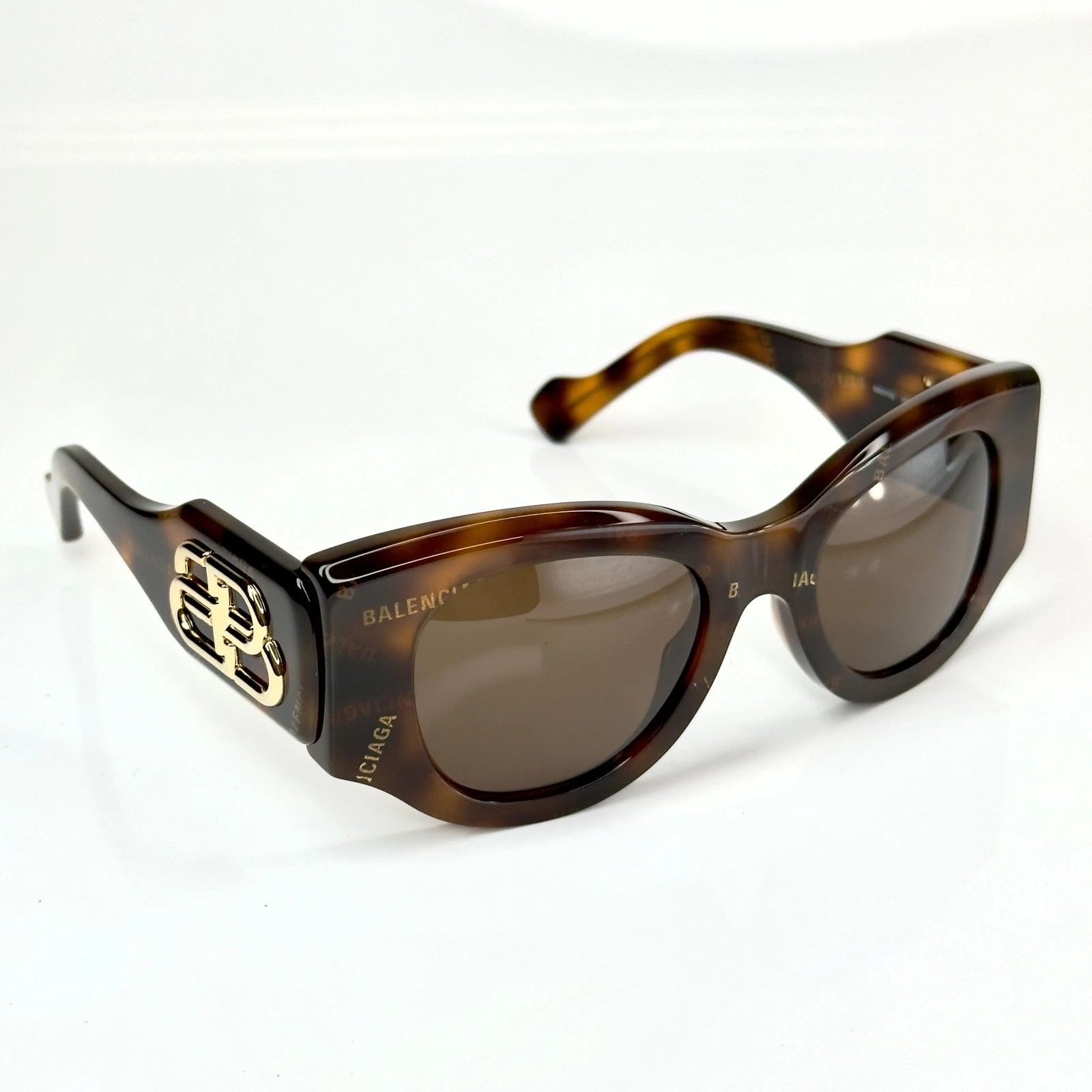 Balenciaga BALENCIAGA BB0070S PARIS CAT 0070 007 Chunky Sunglasses Size ONE SIZE - 5 Thumbnail