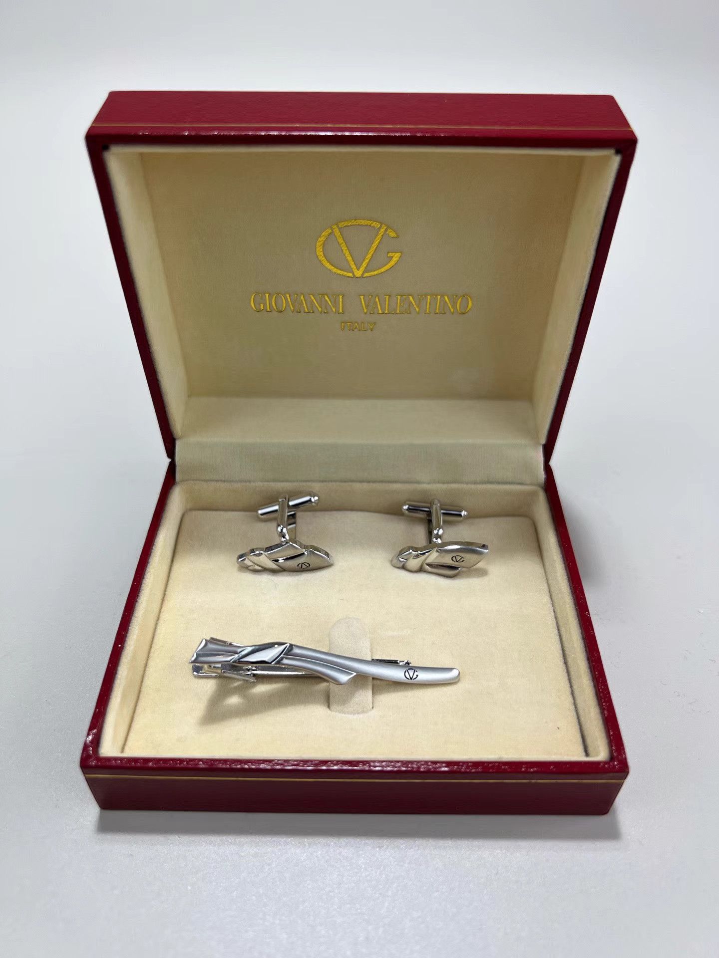 Valentino VALENTINO Cufflinks & Tie Clip Set Size ONE SIZE - 1 Thumbnail